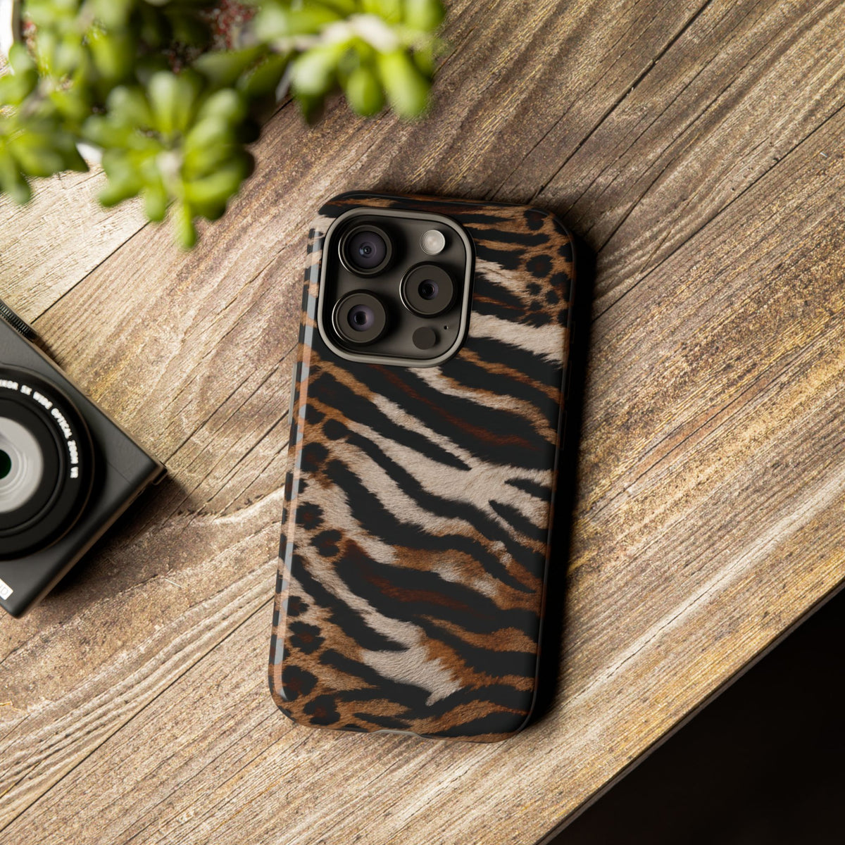 Tiger x Leopard iPhone Case | Cool Girl Mob Wife Aesthetic