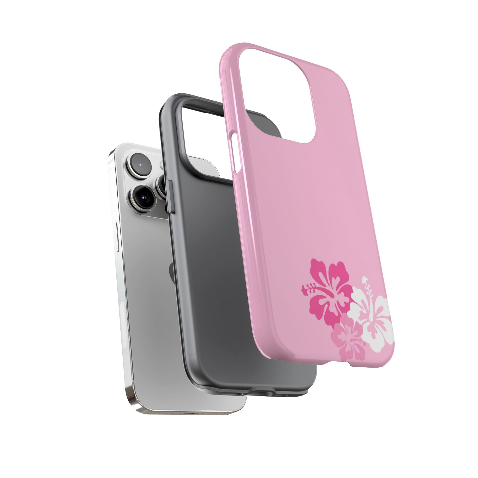 Y2K Hibiscus Floral Phone Case | Cute Coquette Tropical iPhone Case | Glossy Protective Girly Cover| dejavuu