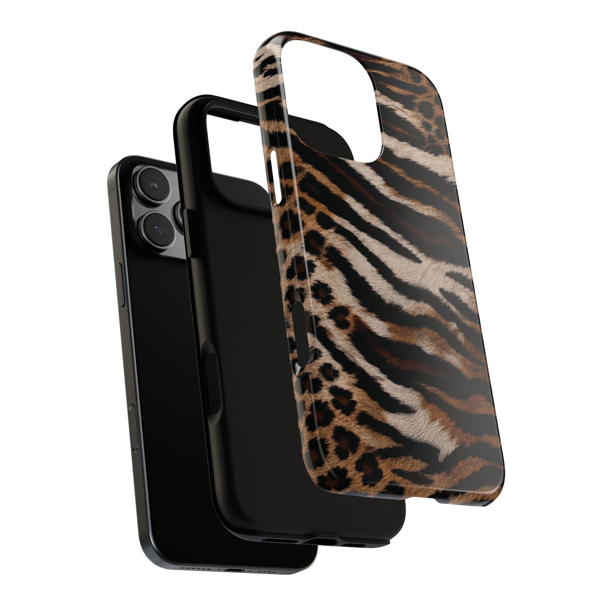 Tiger x Leopard iPhone Case | Cool Girl Mob Wife Aesthetic