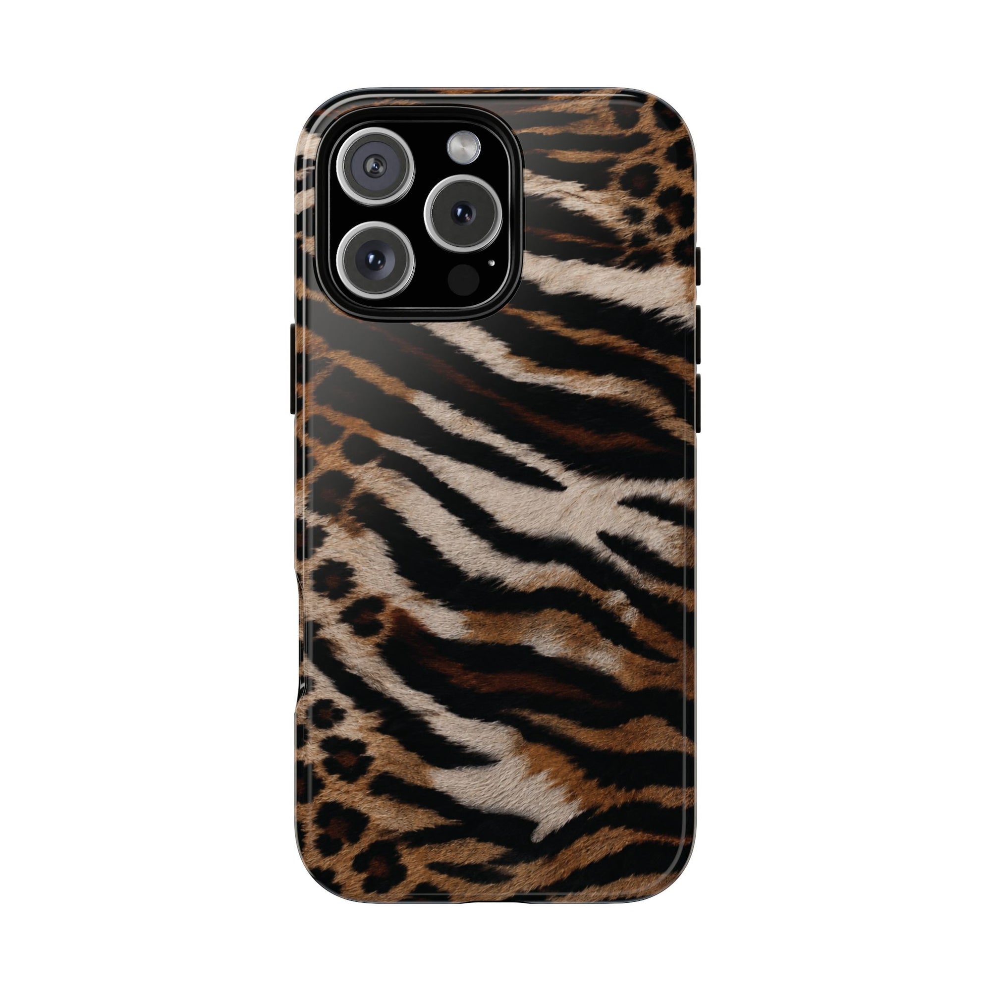 Tiger x Leopard iPhone Case | Cool Girl Mob Wife Aesthetic