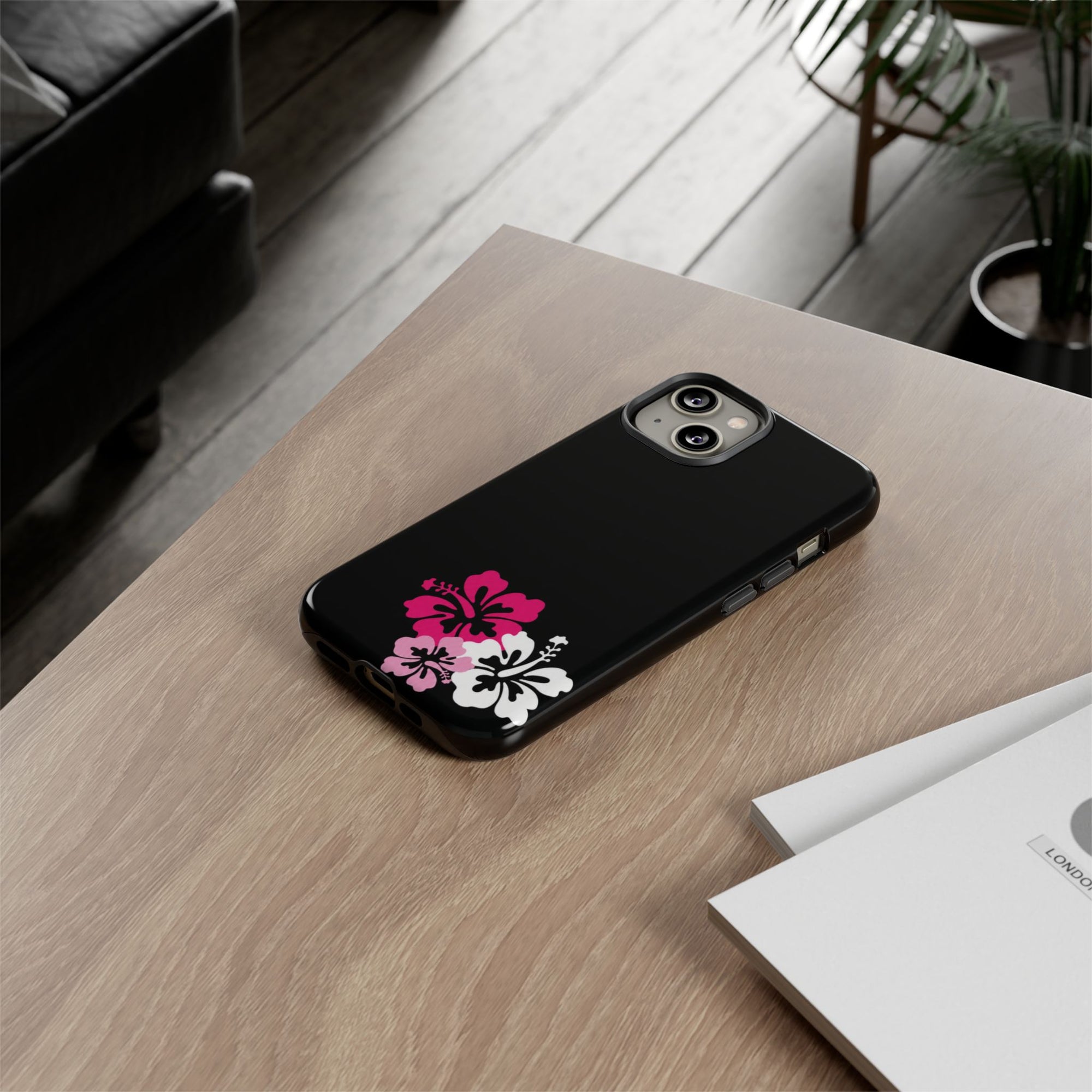 Y2K Hibiscus Floral Phone Case | Cute Coquette Tropical iPhone Case | Glossy Protective Girly Cover| dejavuu