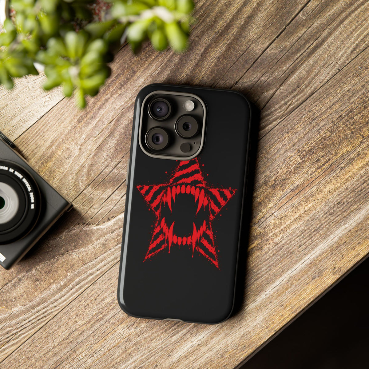 Vampire Star iPhone Case 🩸 Y2K Goth Alt Phone Case