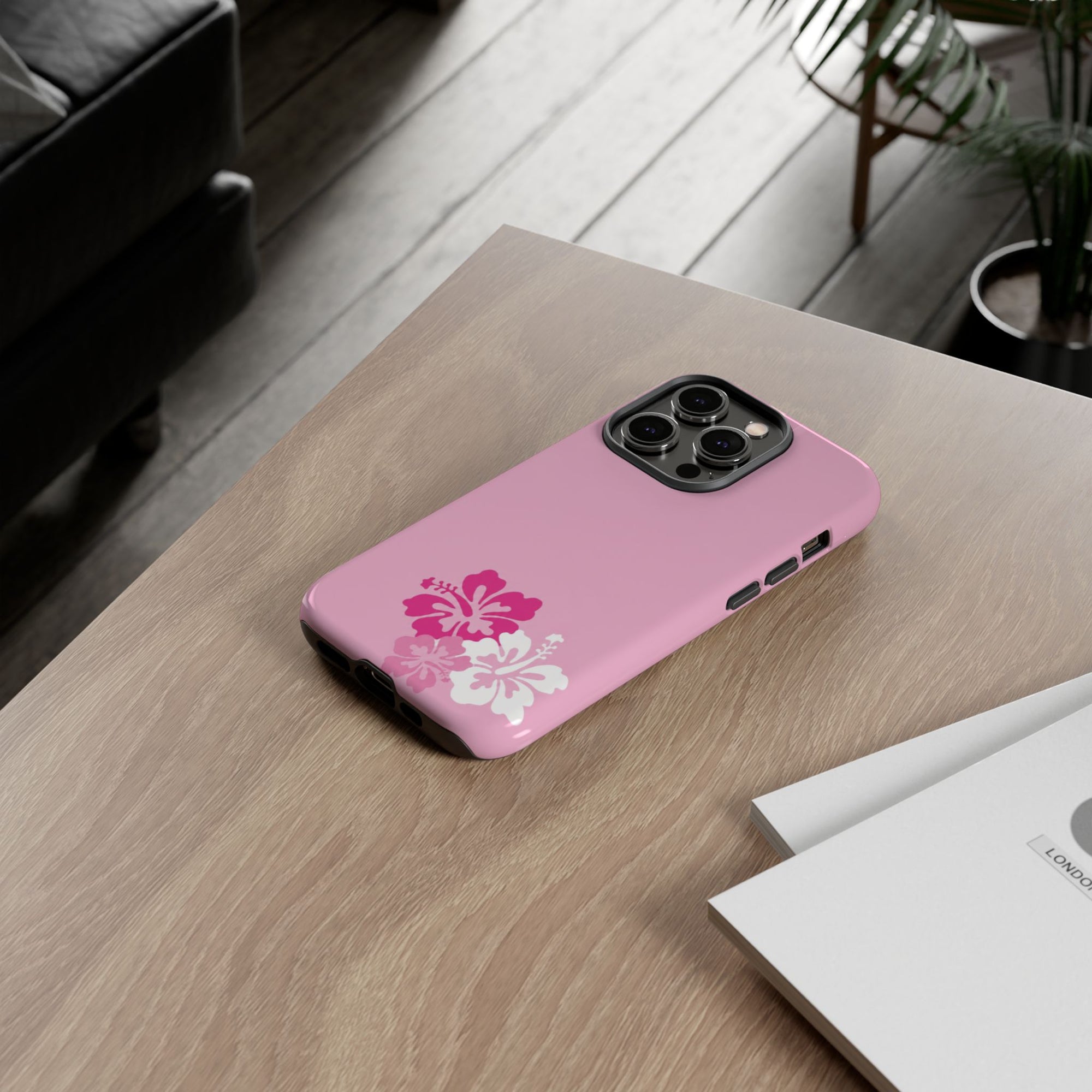 Y2K Hibiscus Floral Phone Case | Cute Coquette Tropical iPhone Case | Glossy Protective Girly Cover| dejavuu