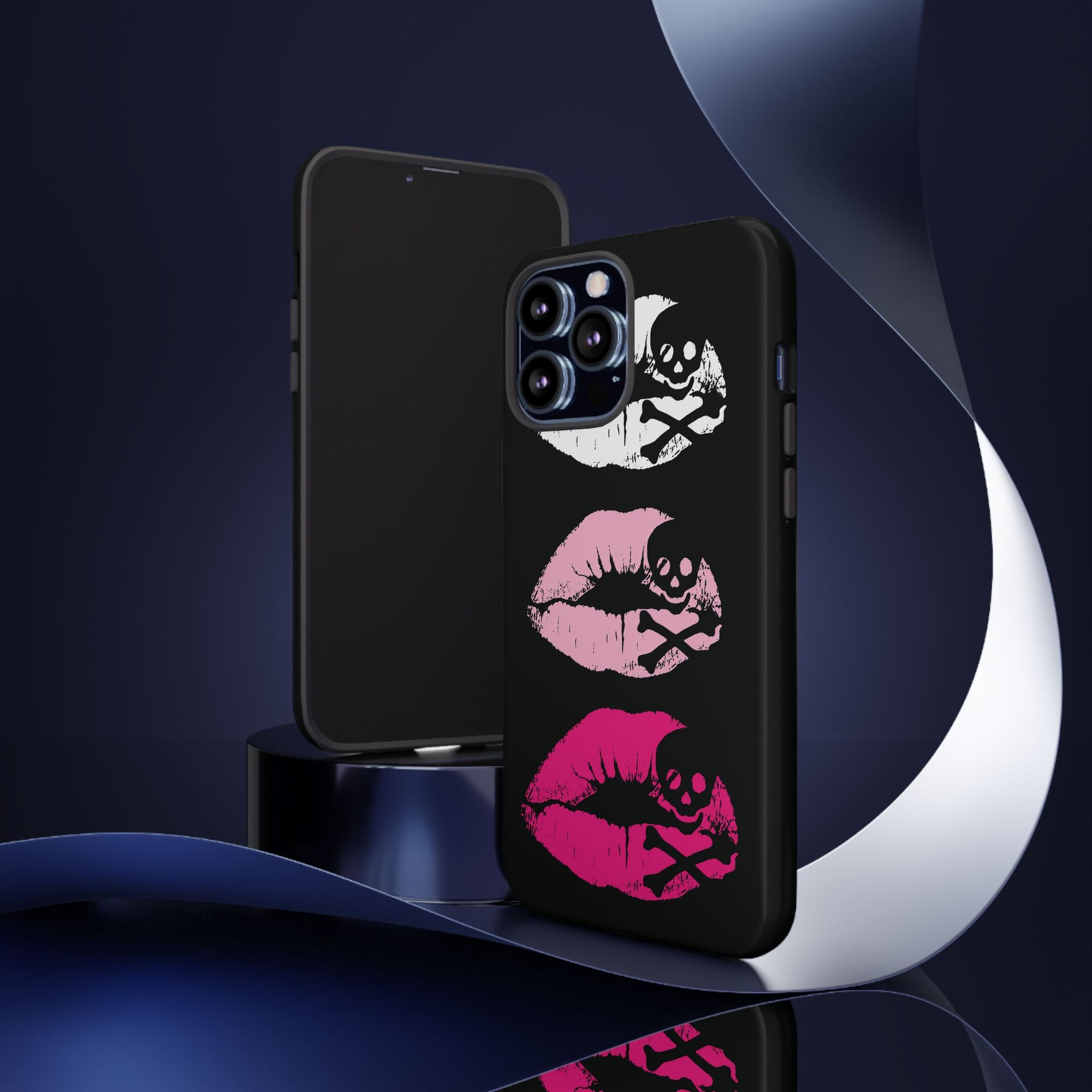 Skull Kiss Phone Case | Y2K Gothic Phone Case