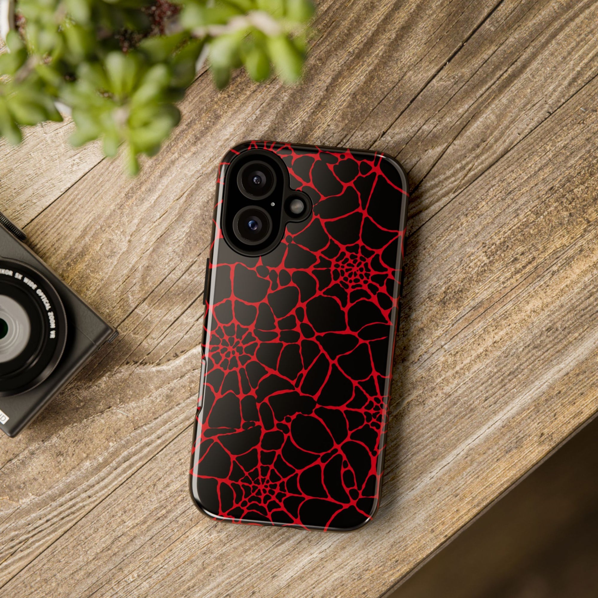 Y2K Spiderweb iPhone Case 🕷️ Goth Aesthetic Cute Emo Phone Case