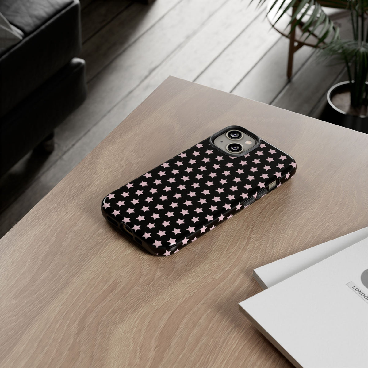 Star Girl iPhone Case ✦ Y2K Aesthetic Black Star Phone Case