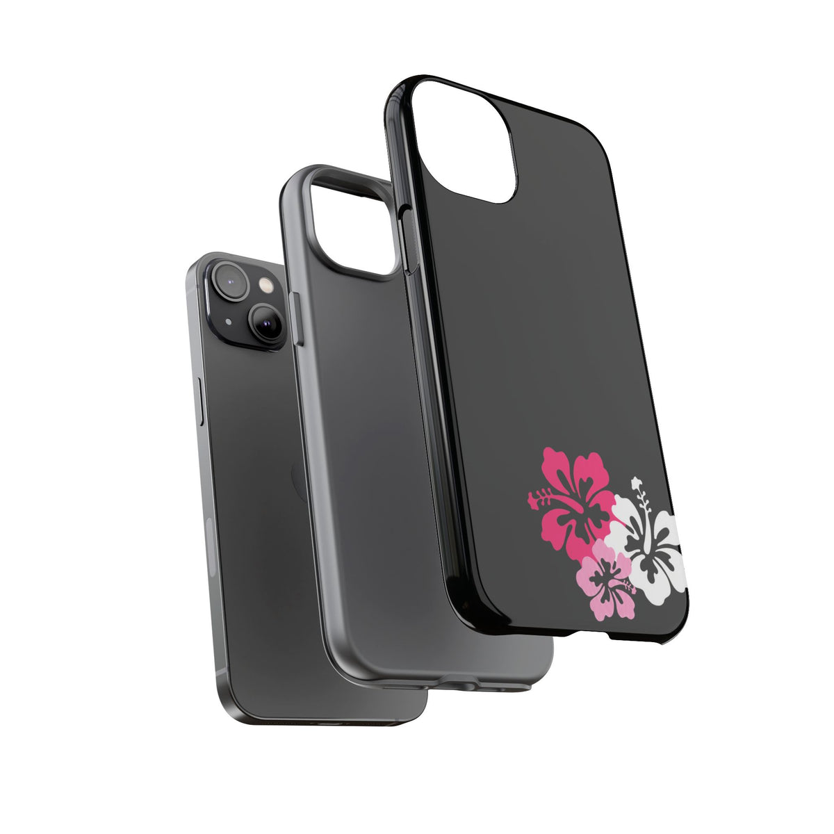 Y2K Hibiscus Floral Phone Case | Cute Coquette Tropical iPhone Case | Glossy Protective Girly Cover| dejavuu