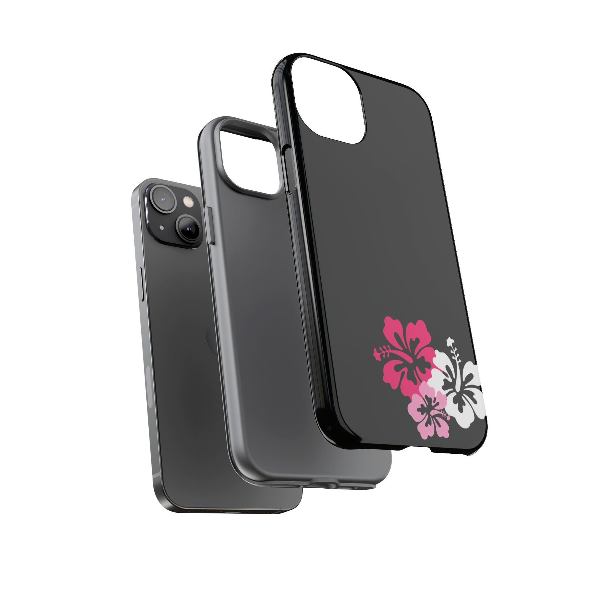 Y2K Hibiscus Floral Phone Case | Cute Coquette Tropical iPhone Case | Glossy Protective Girly Cover| dejavuu
