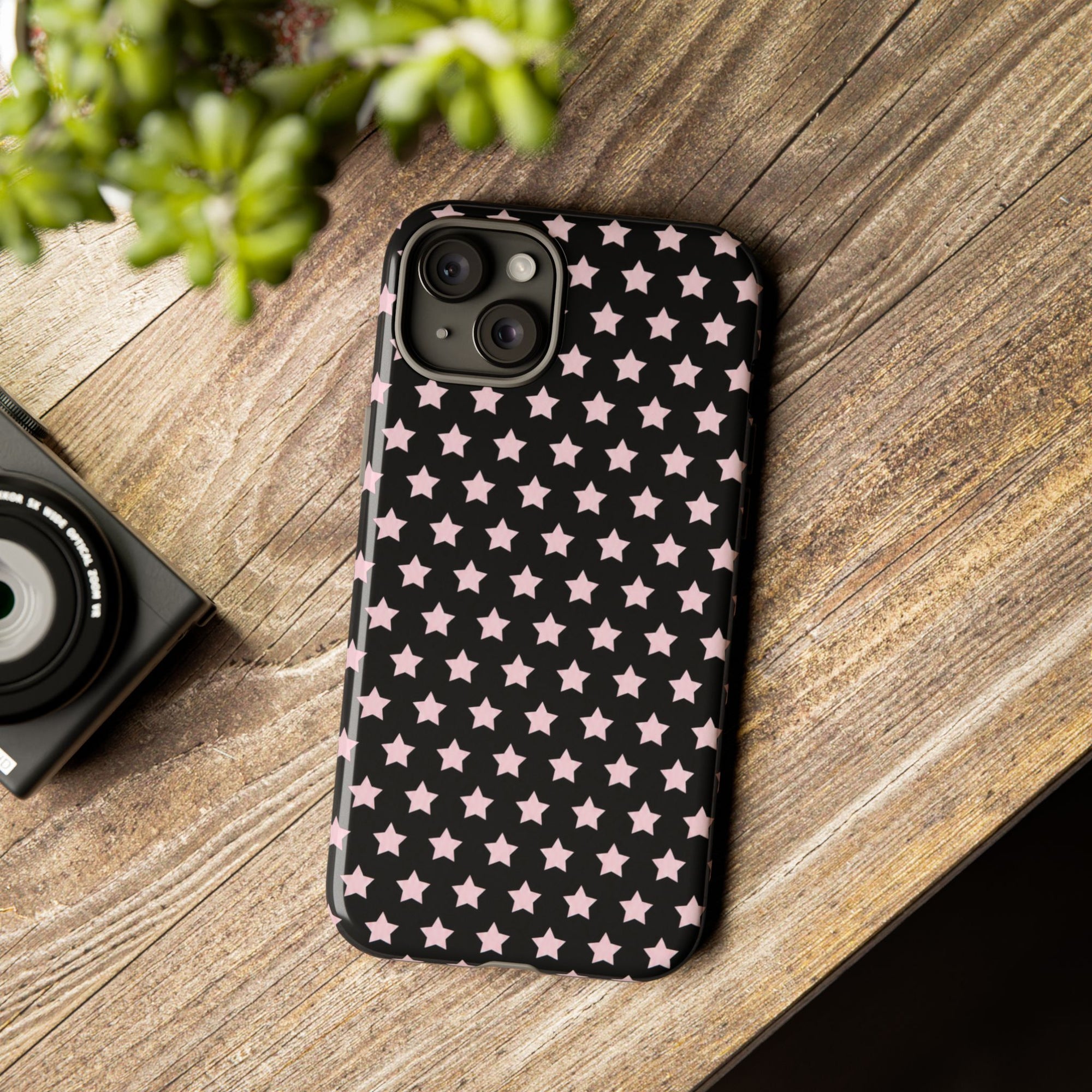 Star Girl iPhone Case ✦ Y2K Aesthetic Black Star Phone Case