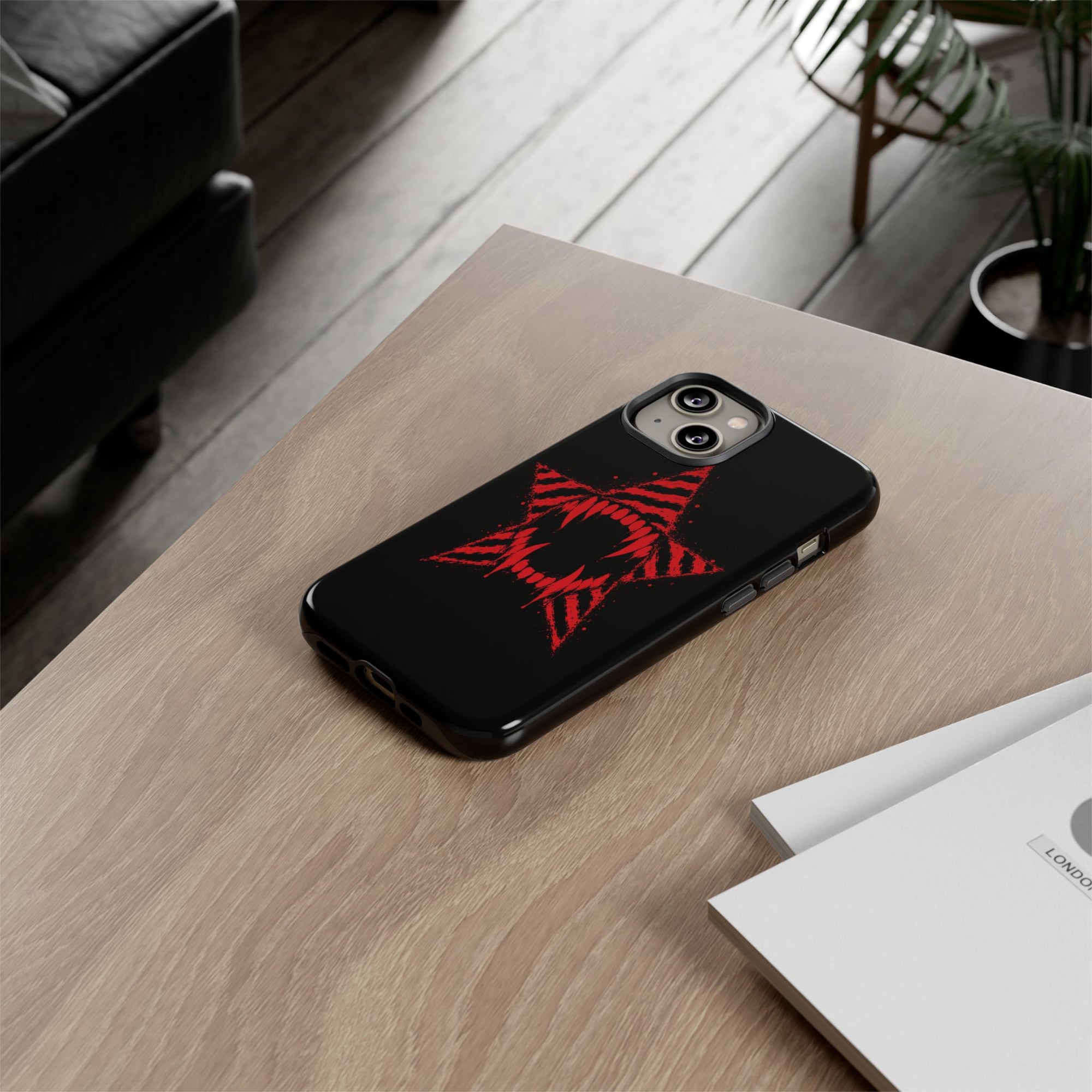 Vampire Star iPhone Case 🩸 Y2K Goth Alt Phone Case