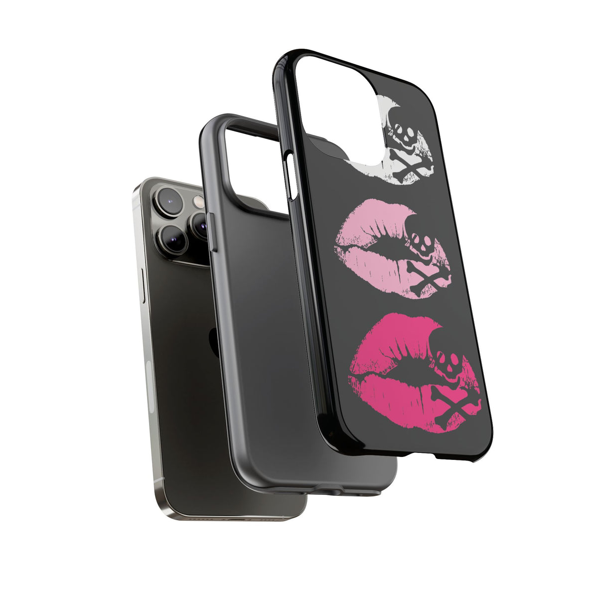 Skull Kiss Phone Case | Y2K Gothic Phone Case