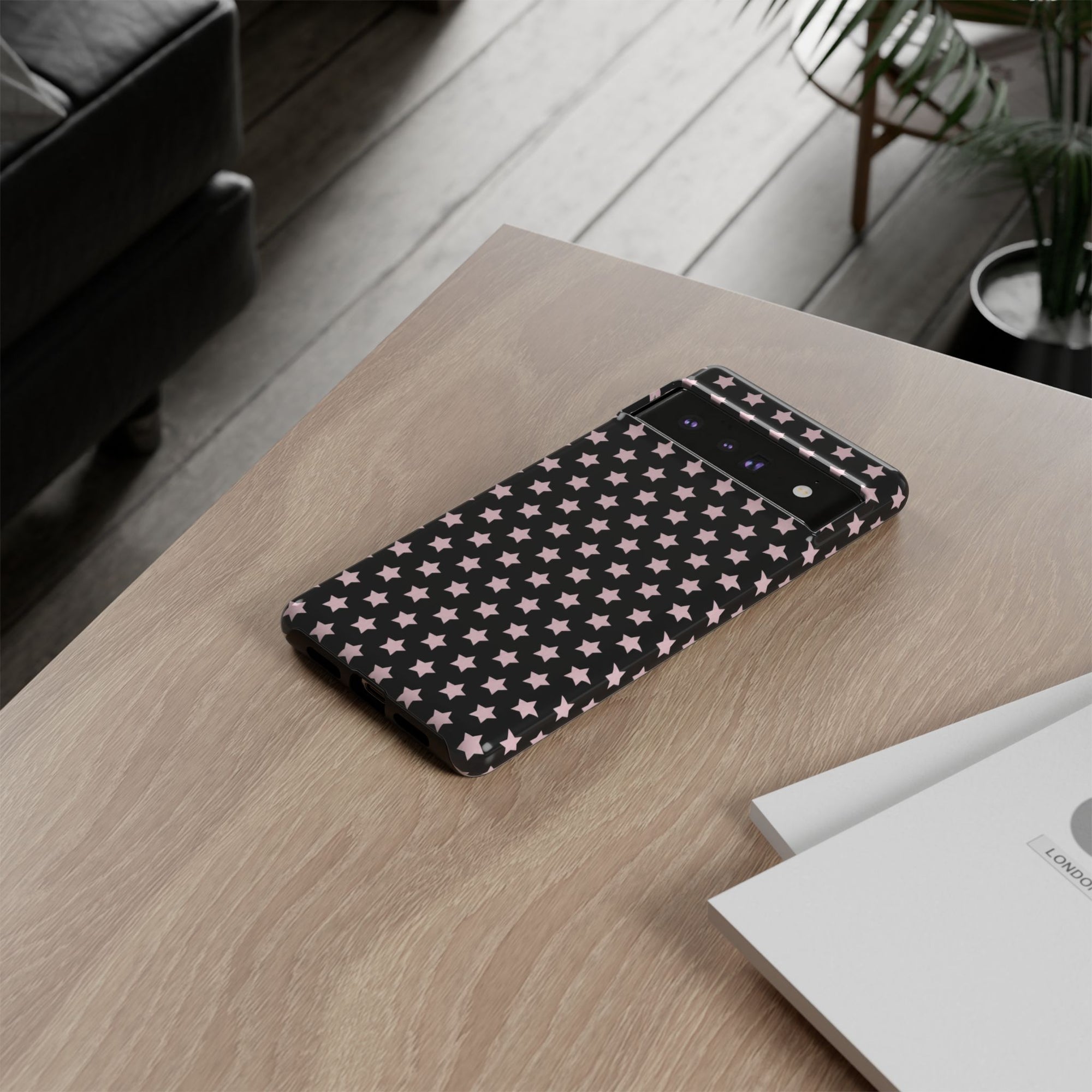 Star Girl iPhone Case ✦ Y2K Aesthetic Black Star Phone Case