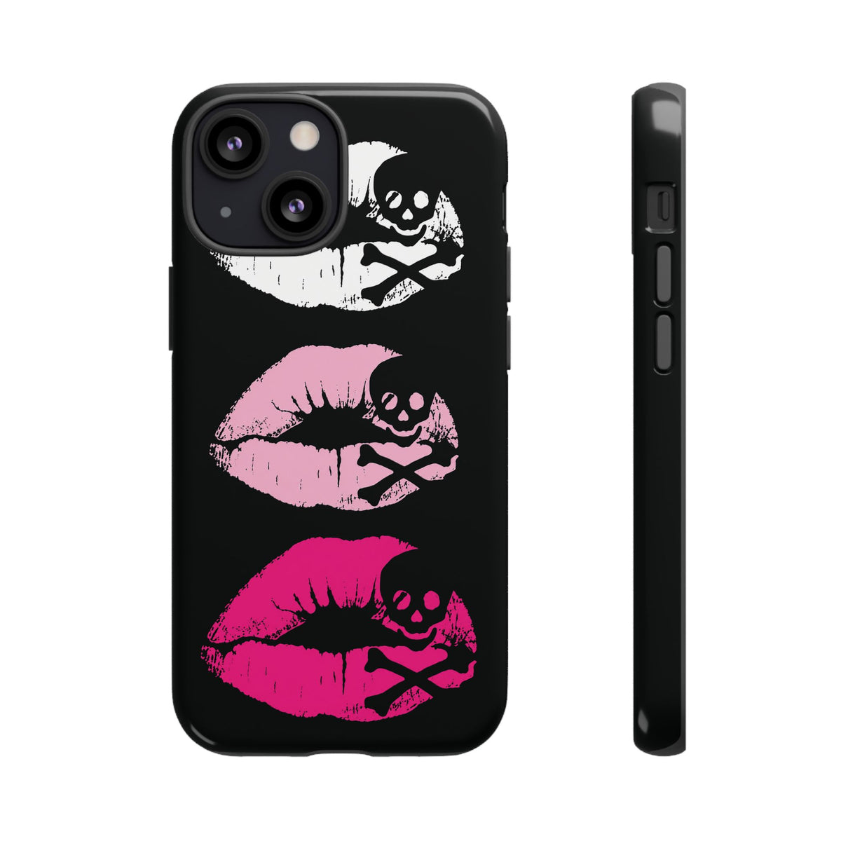 Skull Kiss Phone Case | Y2K Gothic Phone Case