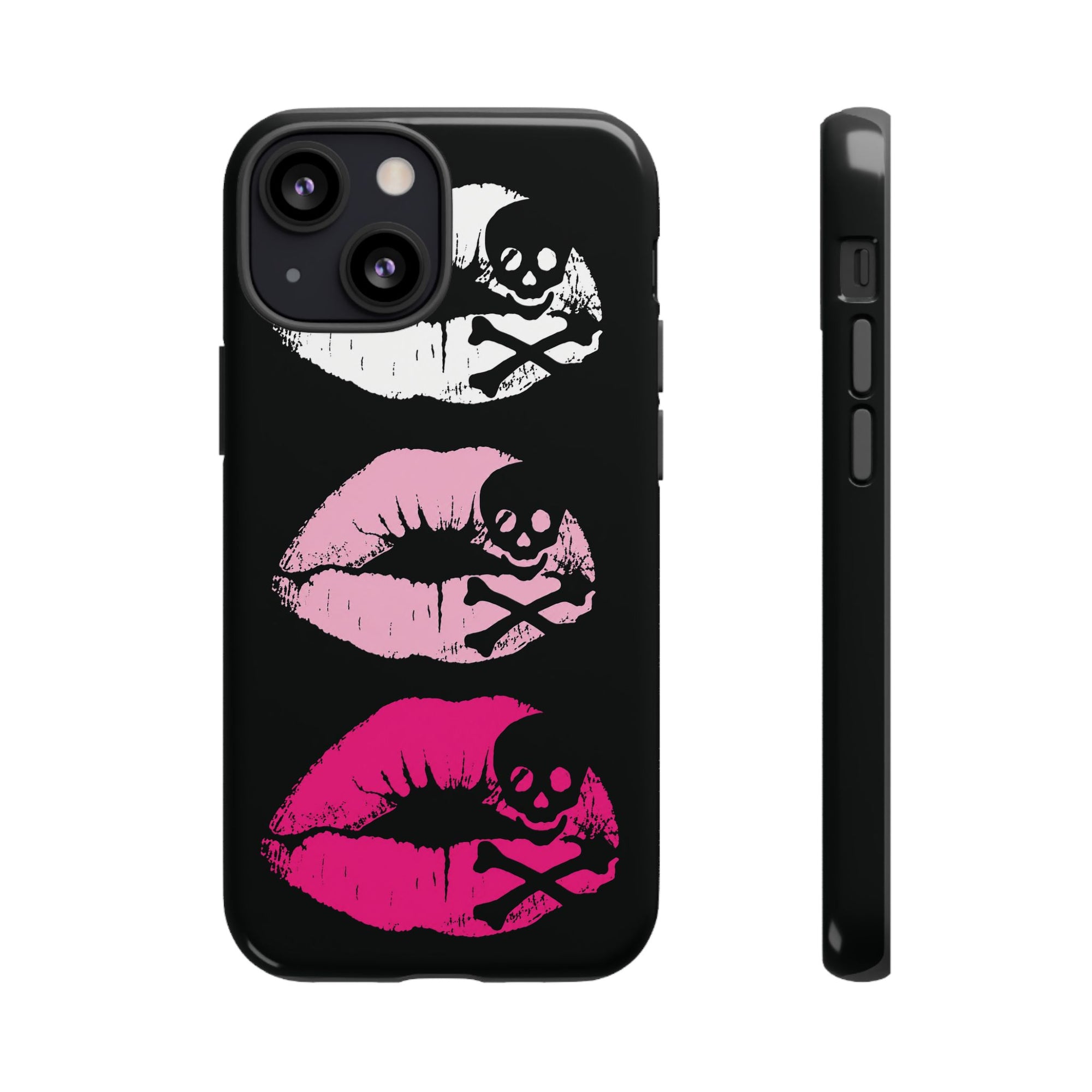 Skull Kiss Phone Case | Y2K Gothic Phone Case
