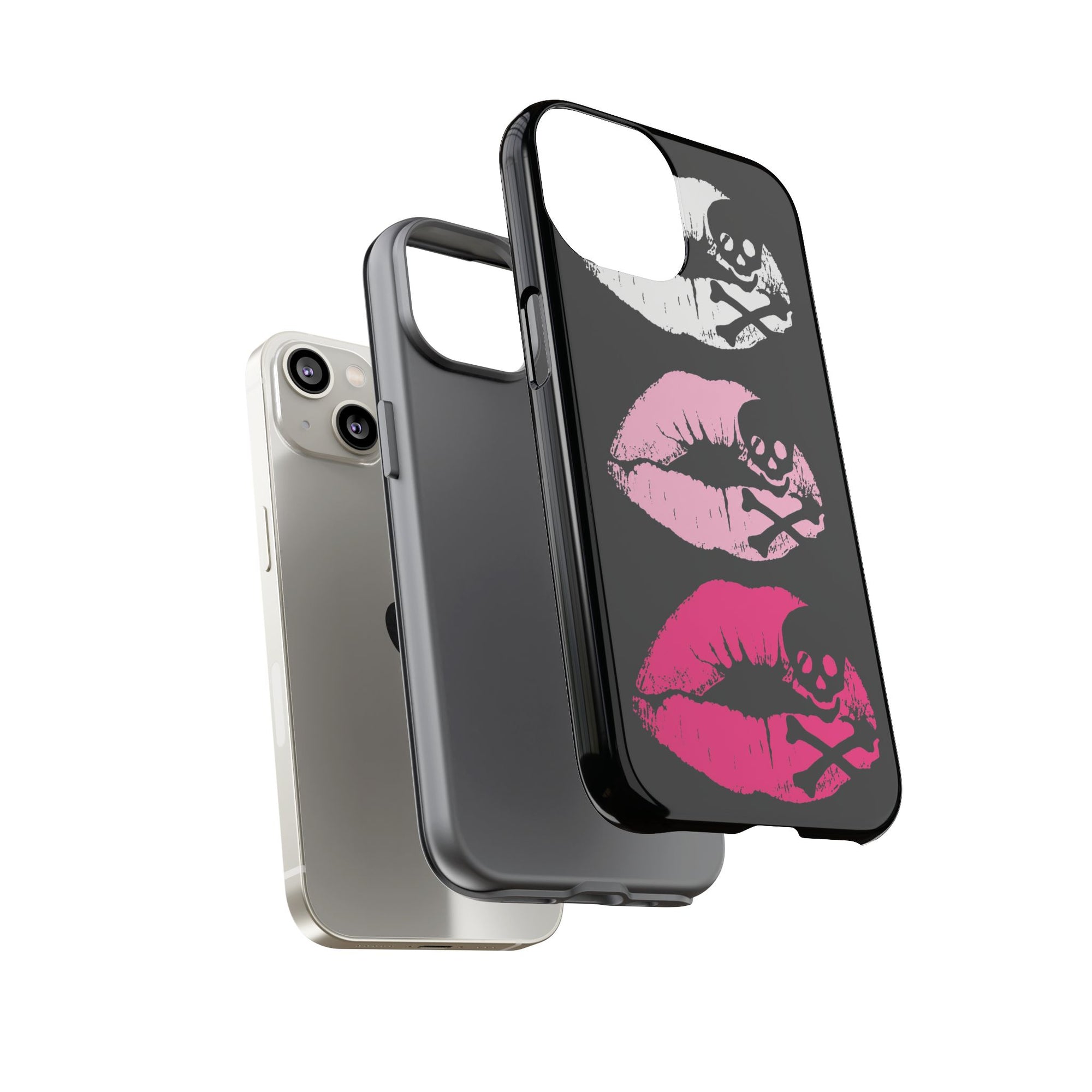 Skull Kiss Phone Case | Y2K Gothic Phone Case