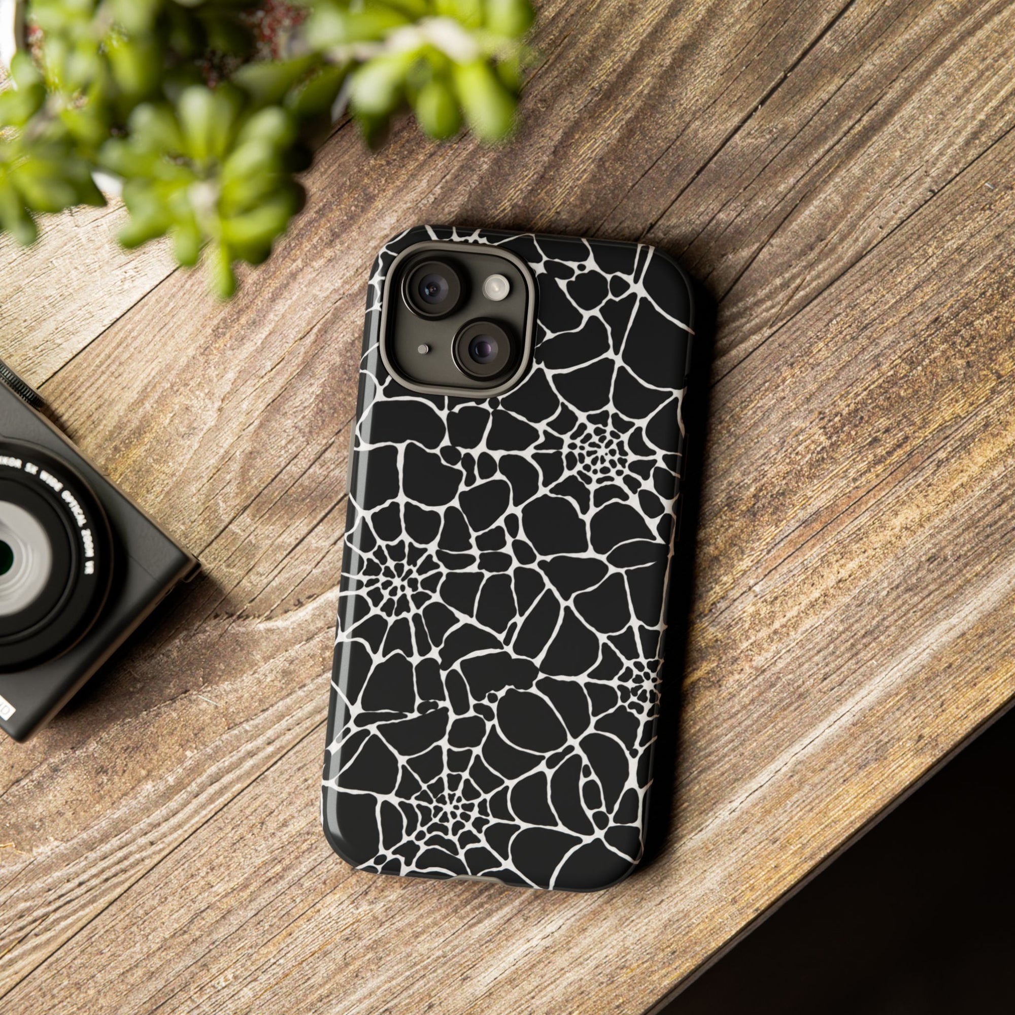 Y2K Spiderweb iPhone Case 🕷️ Goth Aesthetic Cute Emo Phone Case