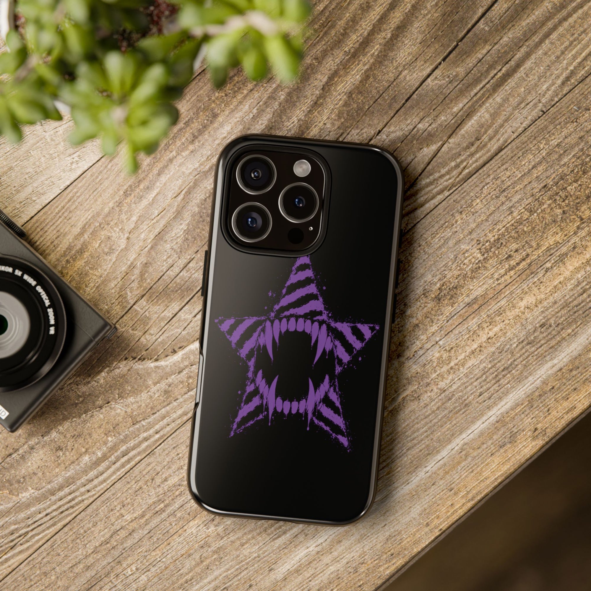 Vampire Star iPhone Case 🩸 Y2K Goth Alt Phone Case
