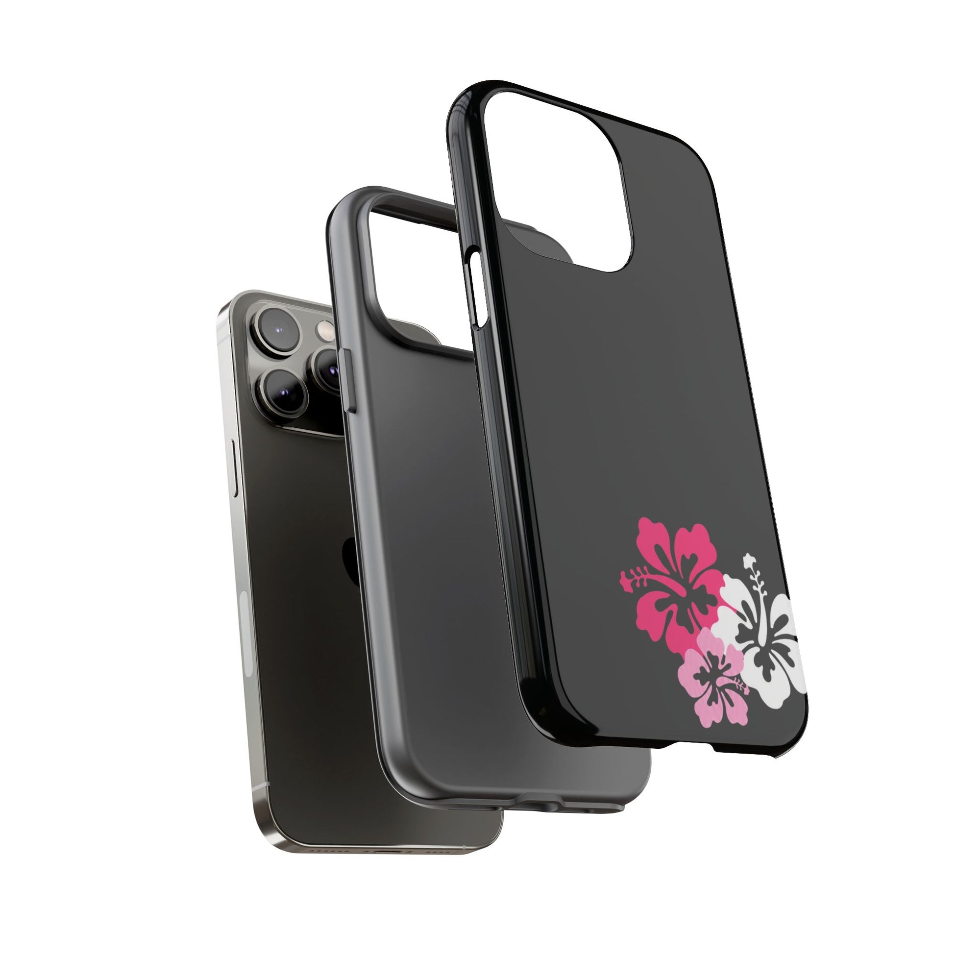 Y2K Hibiscus Floral Phone Case | Cute Coquette Tropical iPhone Case | Glossy Protective Girly Cover| dejavuu