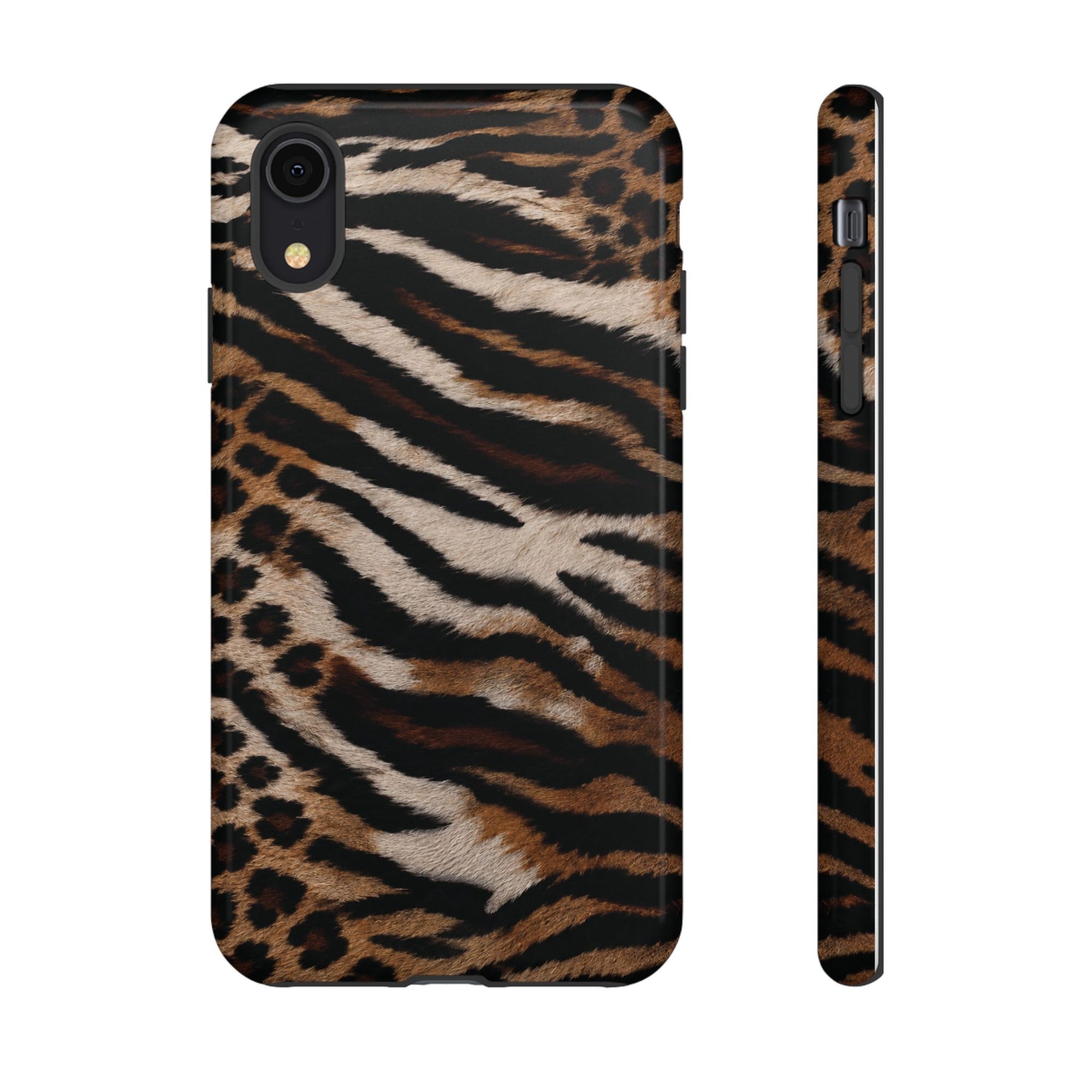 Tiger x Leopard iPhone Case | Cool Girl Mob Wife Aesthetic