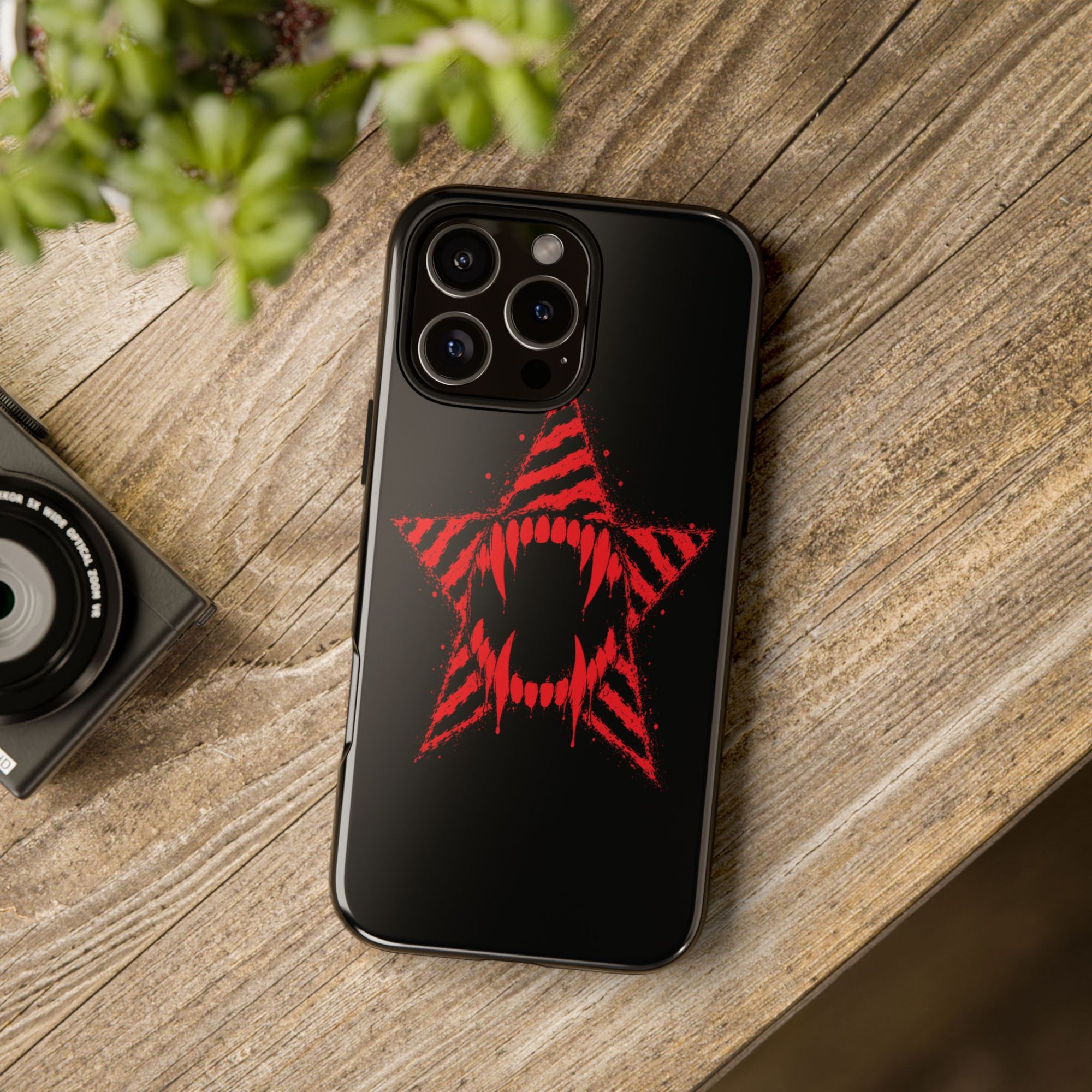 Vampire Star iPhone Case 🩸 Y2K Goth Alt Phone Case