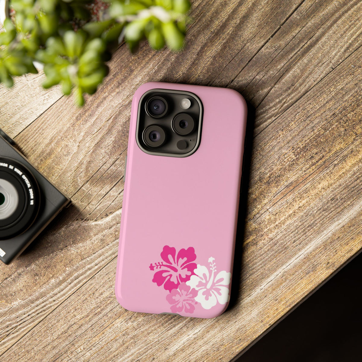 Y2K Hibiscus Floral Phone Case | Cute Coquette Tropical iPhone Case | Glossy Protective Girly Cover| dejavuu