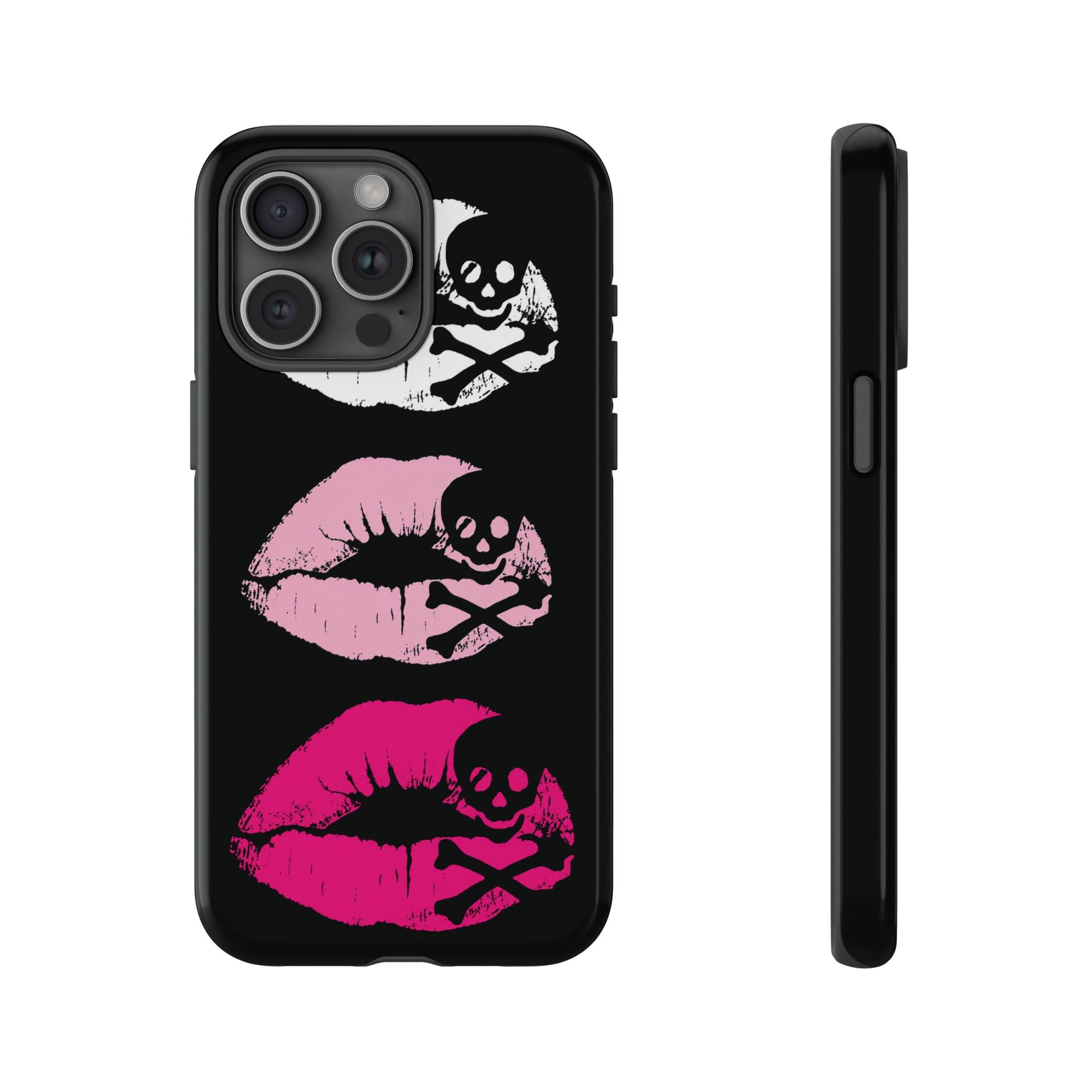 Skull Kiss Phone Case | Y2K Gothic Phone Case