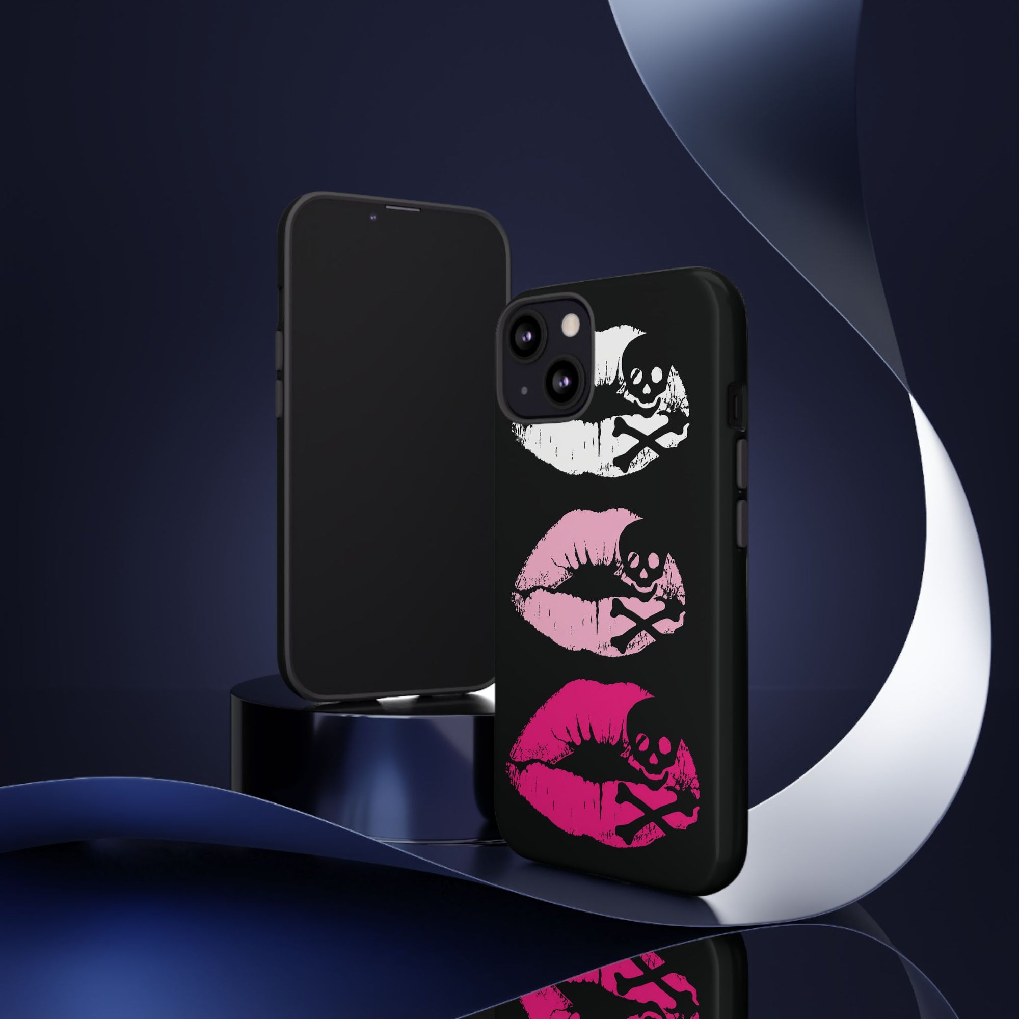 Skull Kiss Phone Case | Y2K Gothic Phone Case
