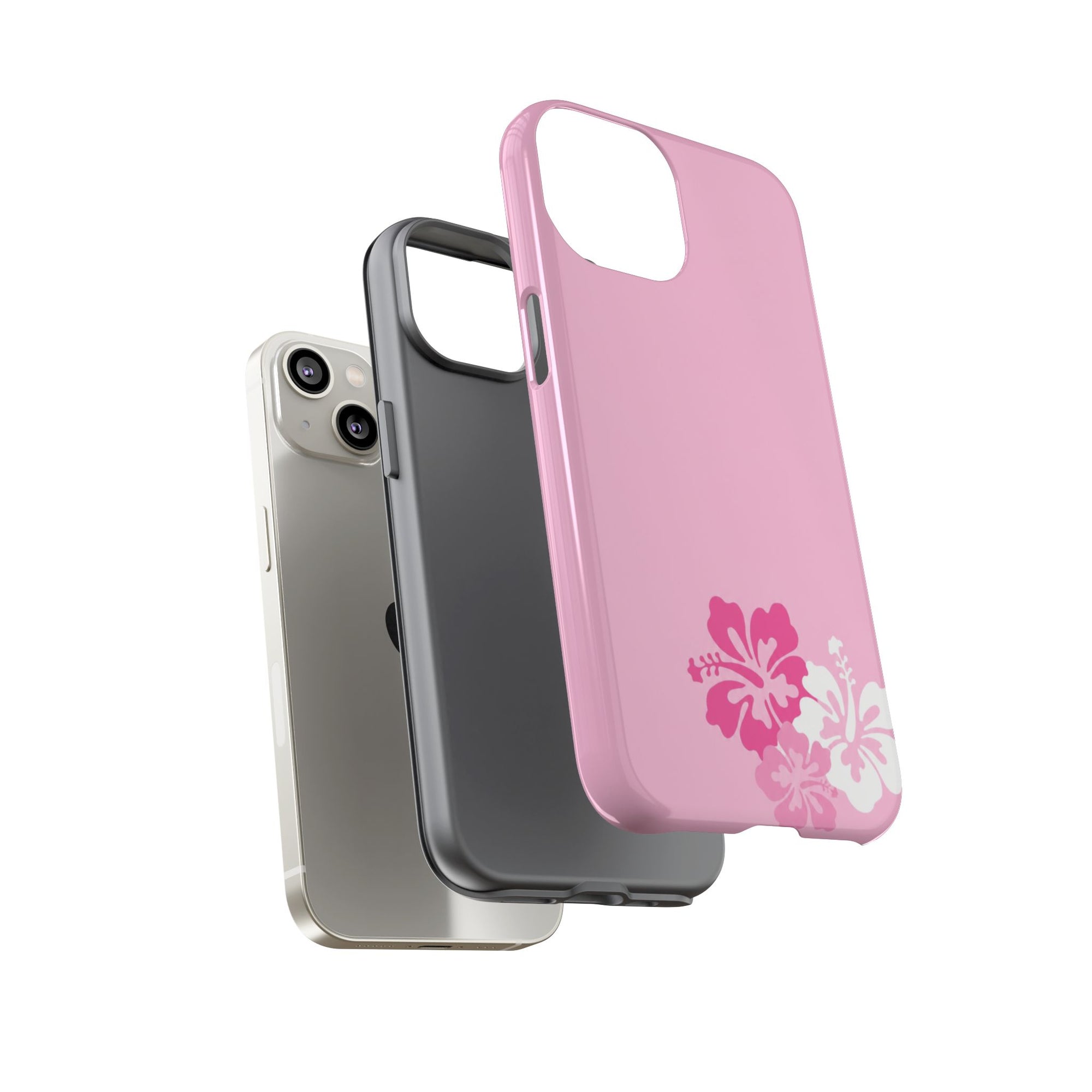 Y2K Hibiscus Floral Phone Case | Cute Coquette Tropical iPhone Case | Glossy Protective Girly Cover| dejavuu