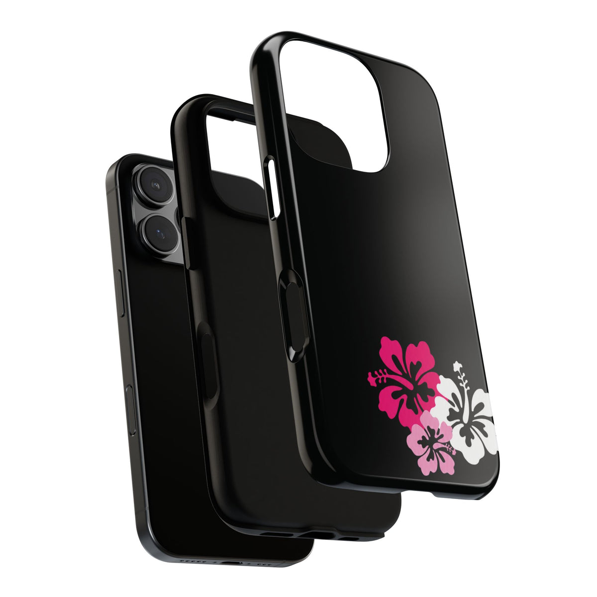 Y2K Hibiscus Floral Phone Case | Cute Coquette Tropical iPhone Case | Glossy Protective Girly Cover| dejavuu