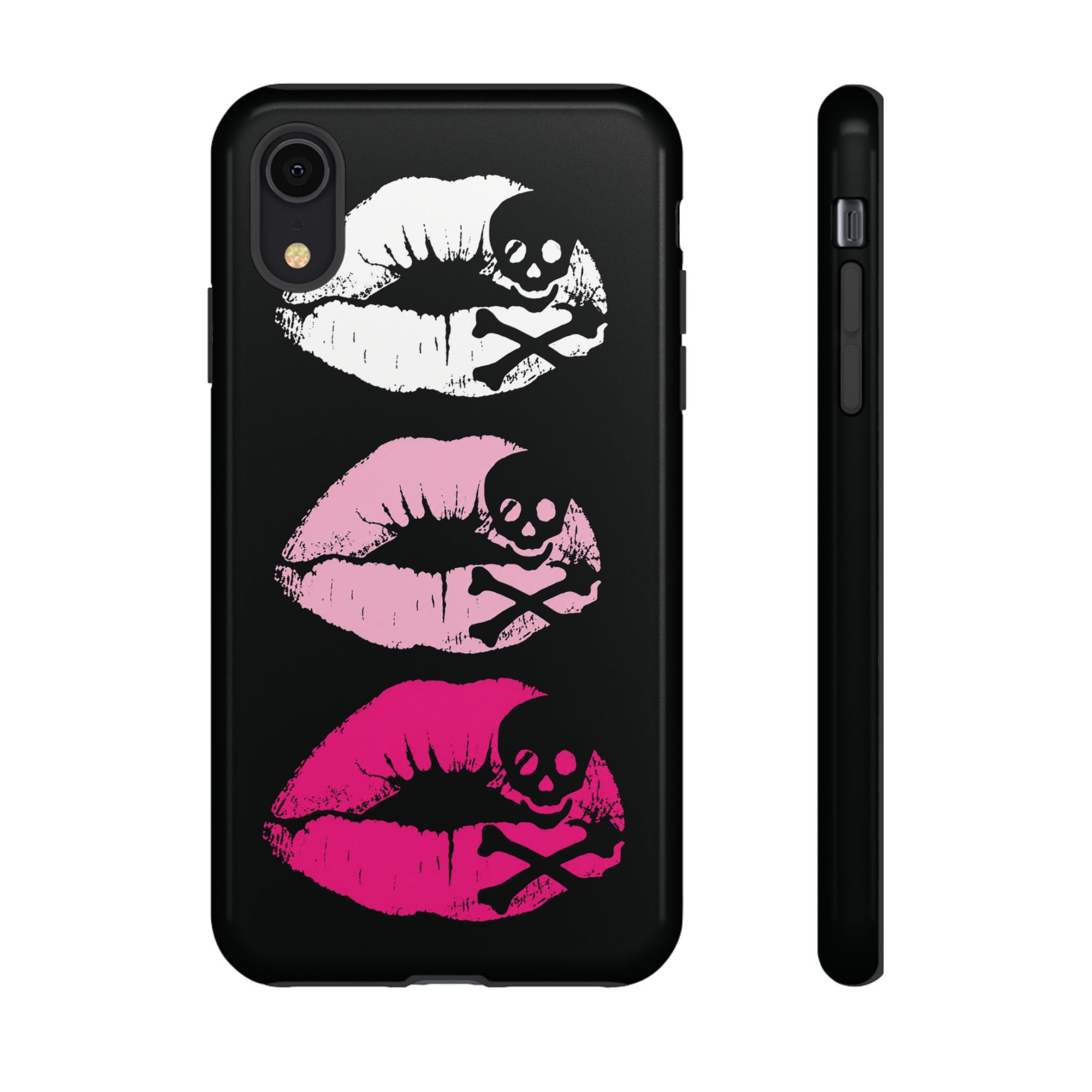 Skull Kiss Phone Case | Y2K Gothic Phone Case