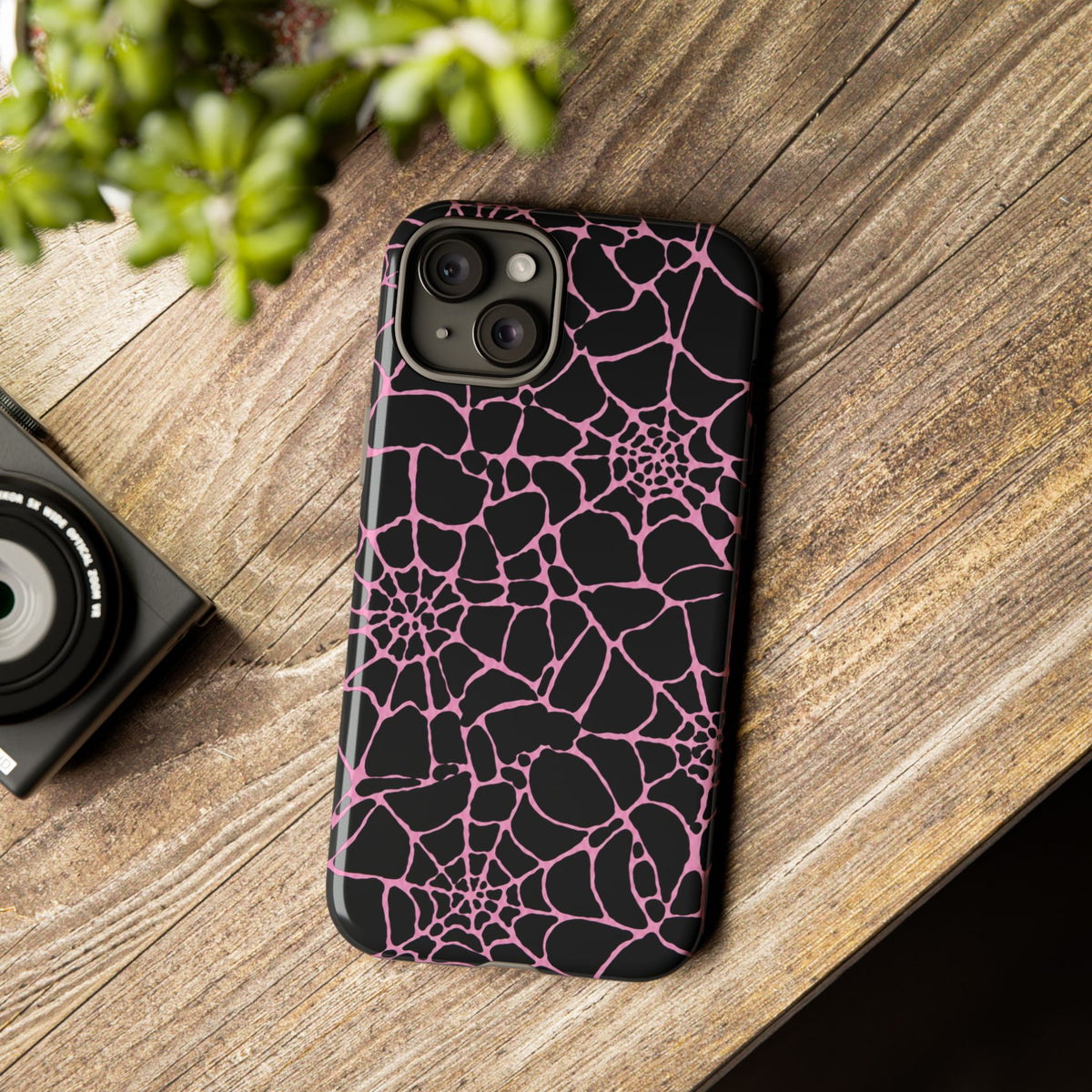Y2K Spiderweb iPhone Case 🕷️ Goth Aesthetic Cute Emo Phone Case