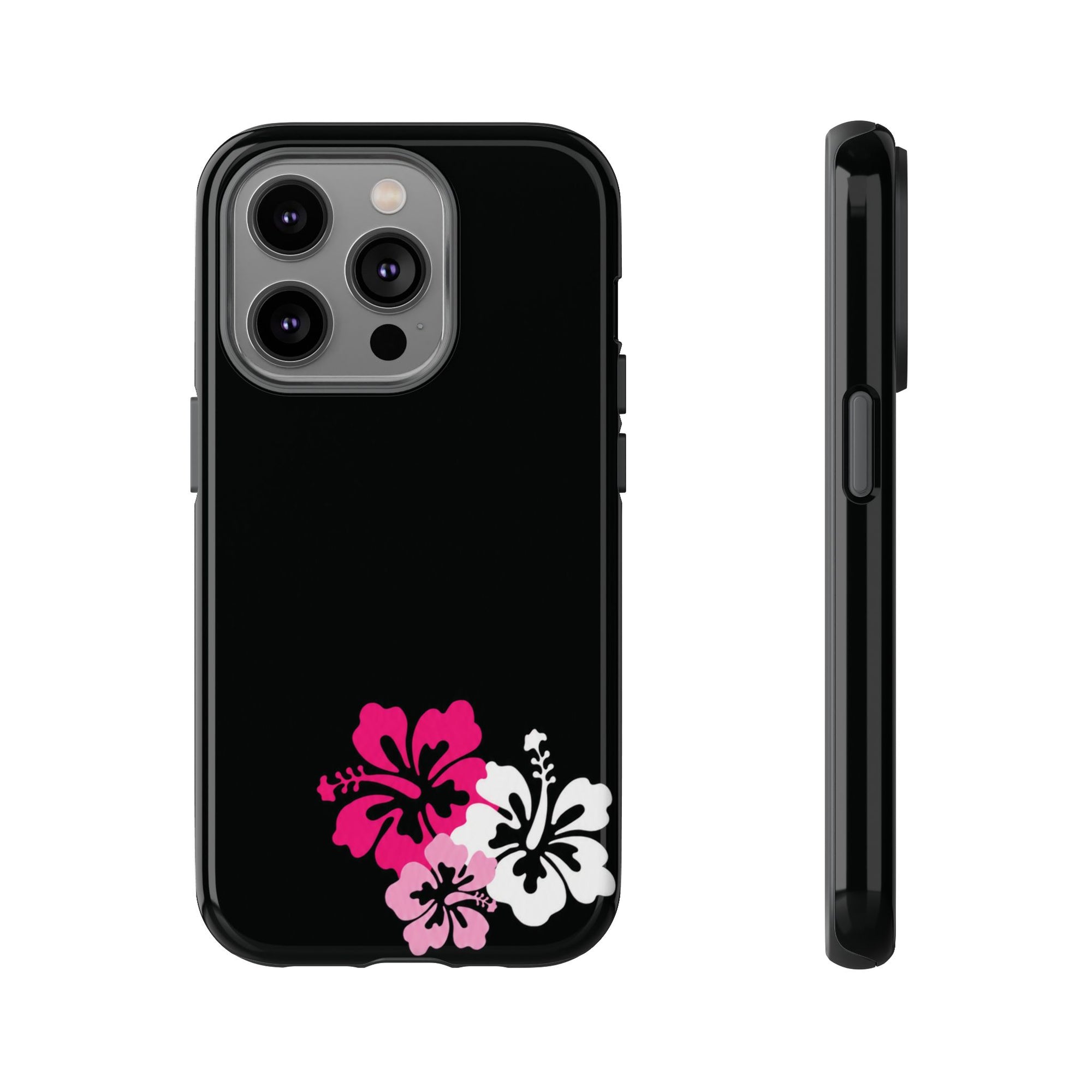 Y2K Hibiscus Floral Phone Case | Cute Coquette Tropical iPhone Case | Glossy Protective Girly Cover| dejavuu