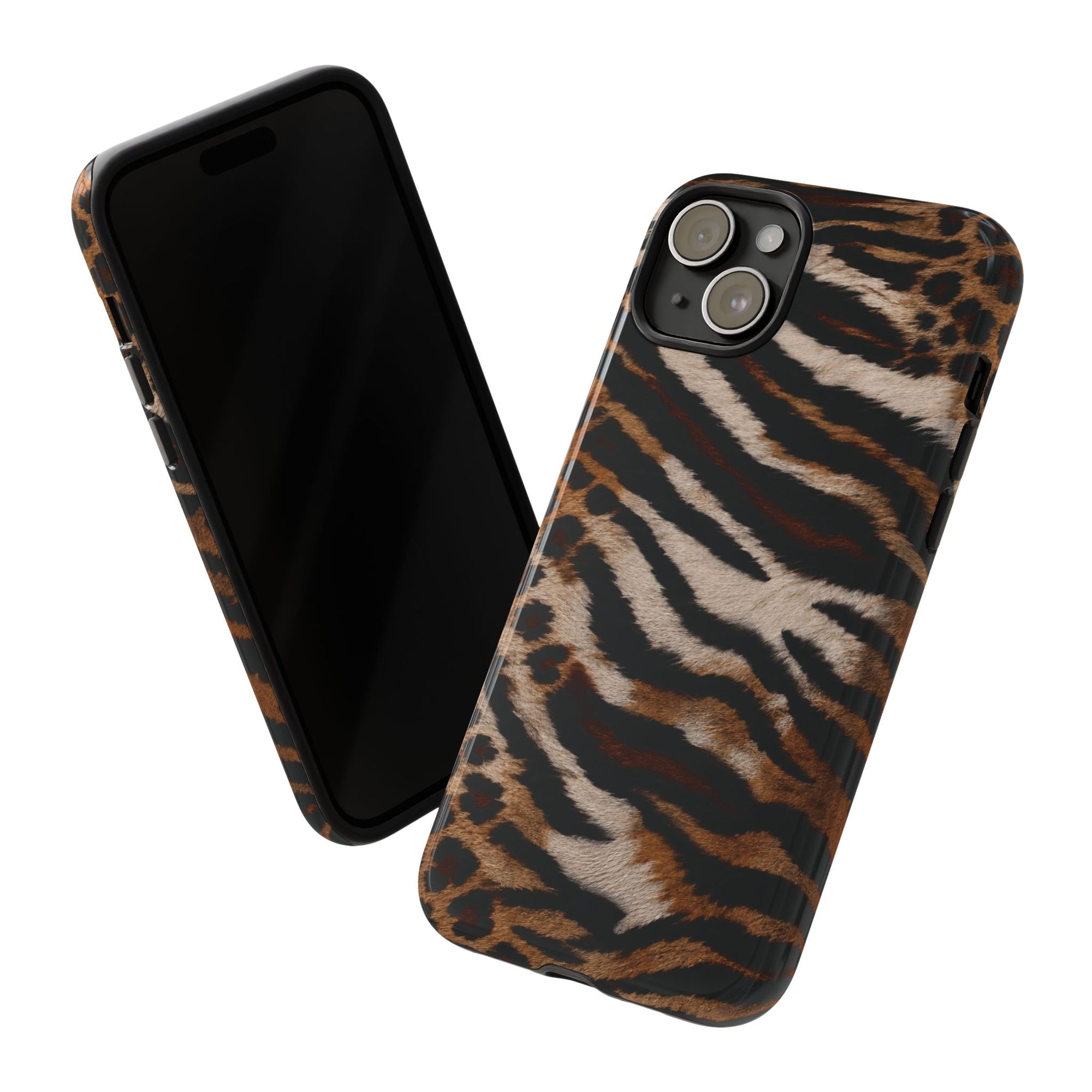 Tiger x Leopard iPhone Case | Cool Girl Mob Wife Aesthetic