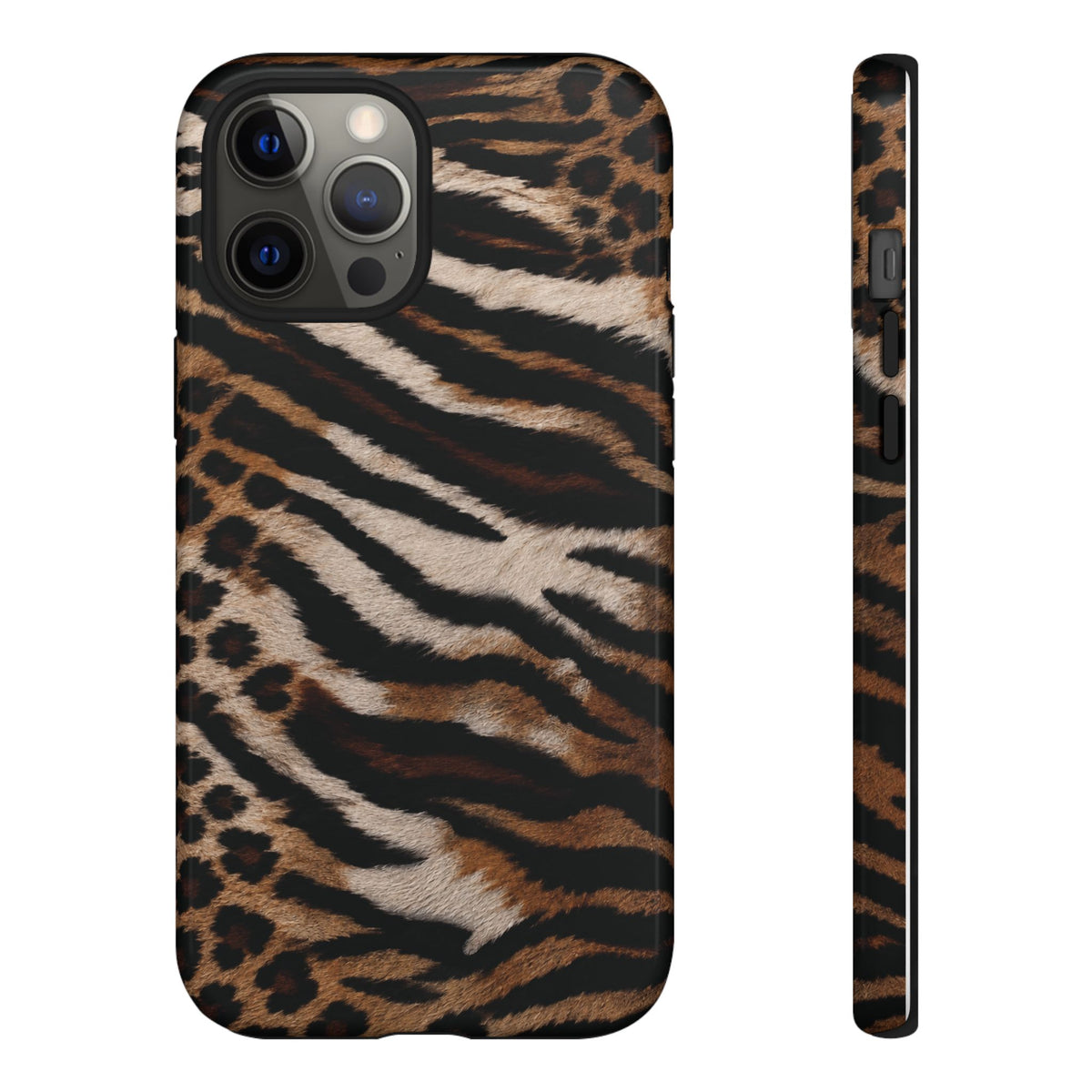 Tiger x Leopard iPhone Case | Cool Girl Mob Wife Aesthetic