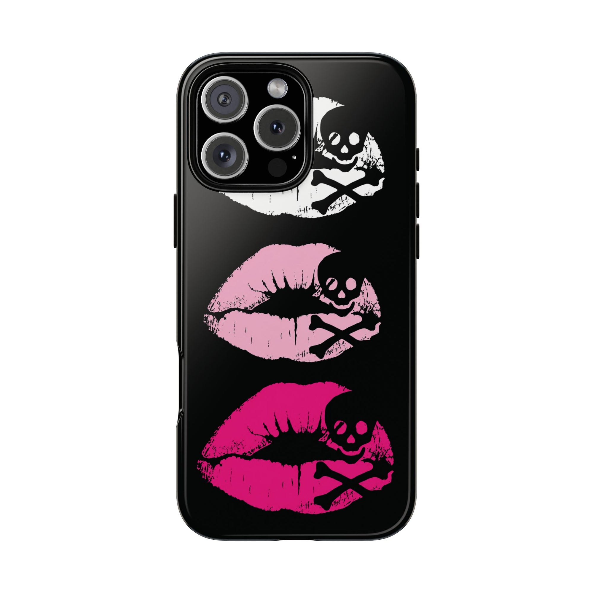 Skull Kiss Phone Case | Y2K Gothic Phone Case