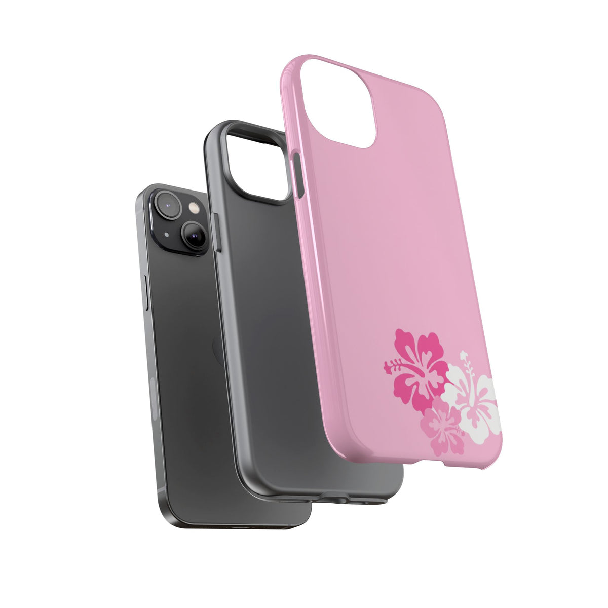 Y2K Hibiscus Floral Phone Case | Cute Coquette Tropical iPhone Case | Glossy Protective Girly Cover| dejavuu