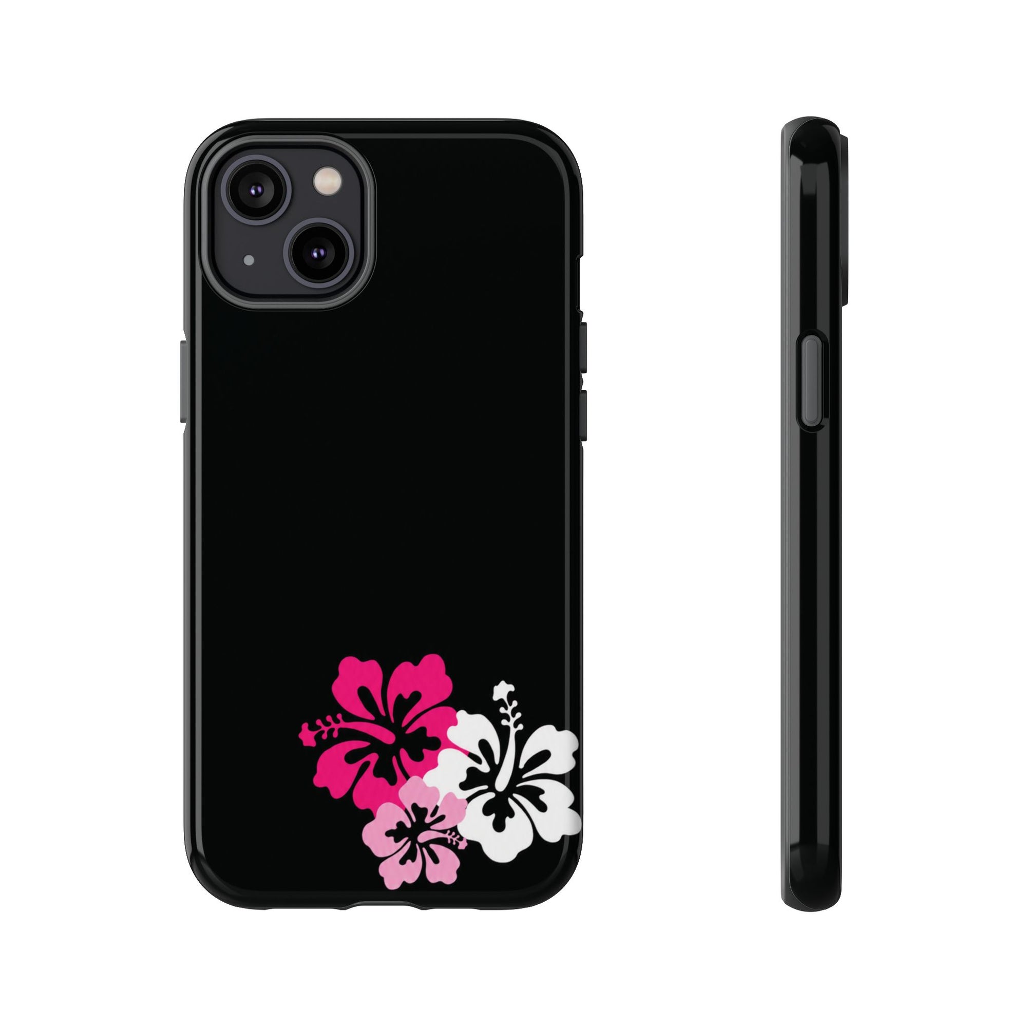 Y2K Hibiscus Floral Phone Case | Cute Coquette Tropical iPhone Case | Glossy Protective Girly Cover| dejavuu