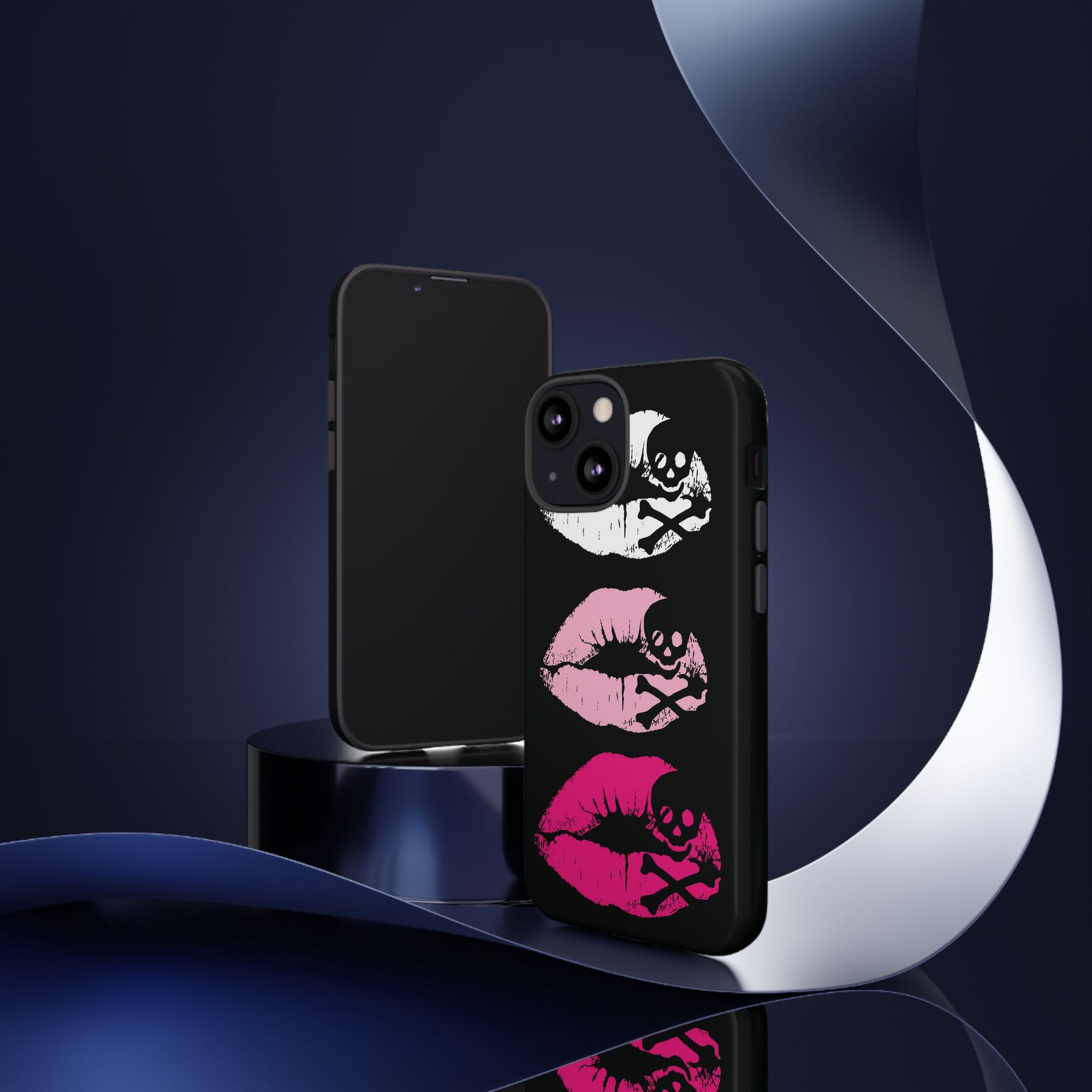 Skull Kiss Phone Case | Y2K Gothic Phone Case