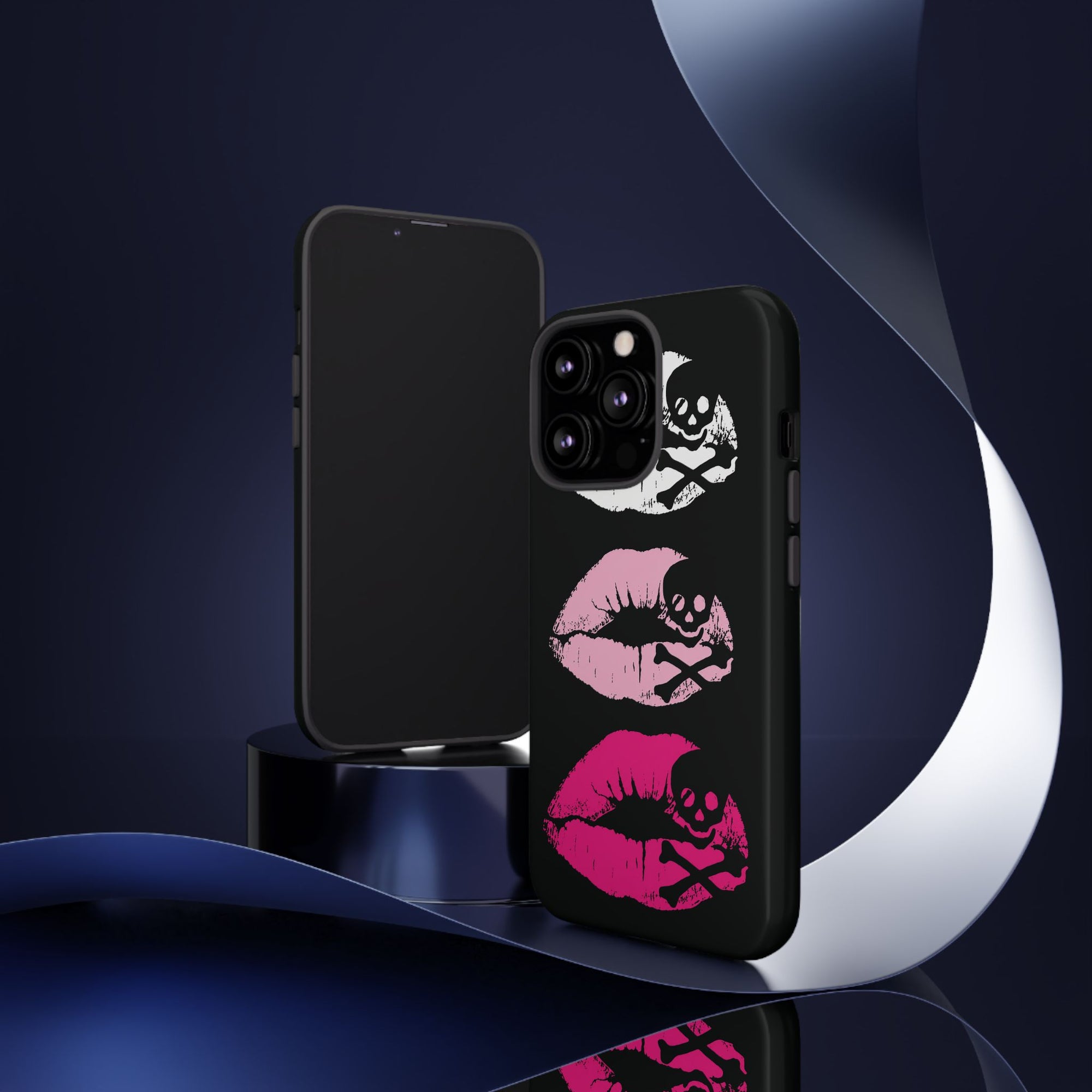 Skull Kiss Phone Case | Y2K Gothic Phone Case