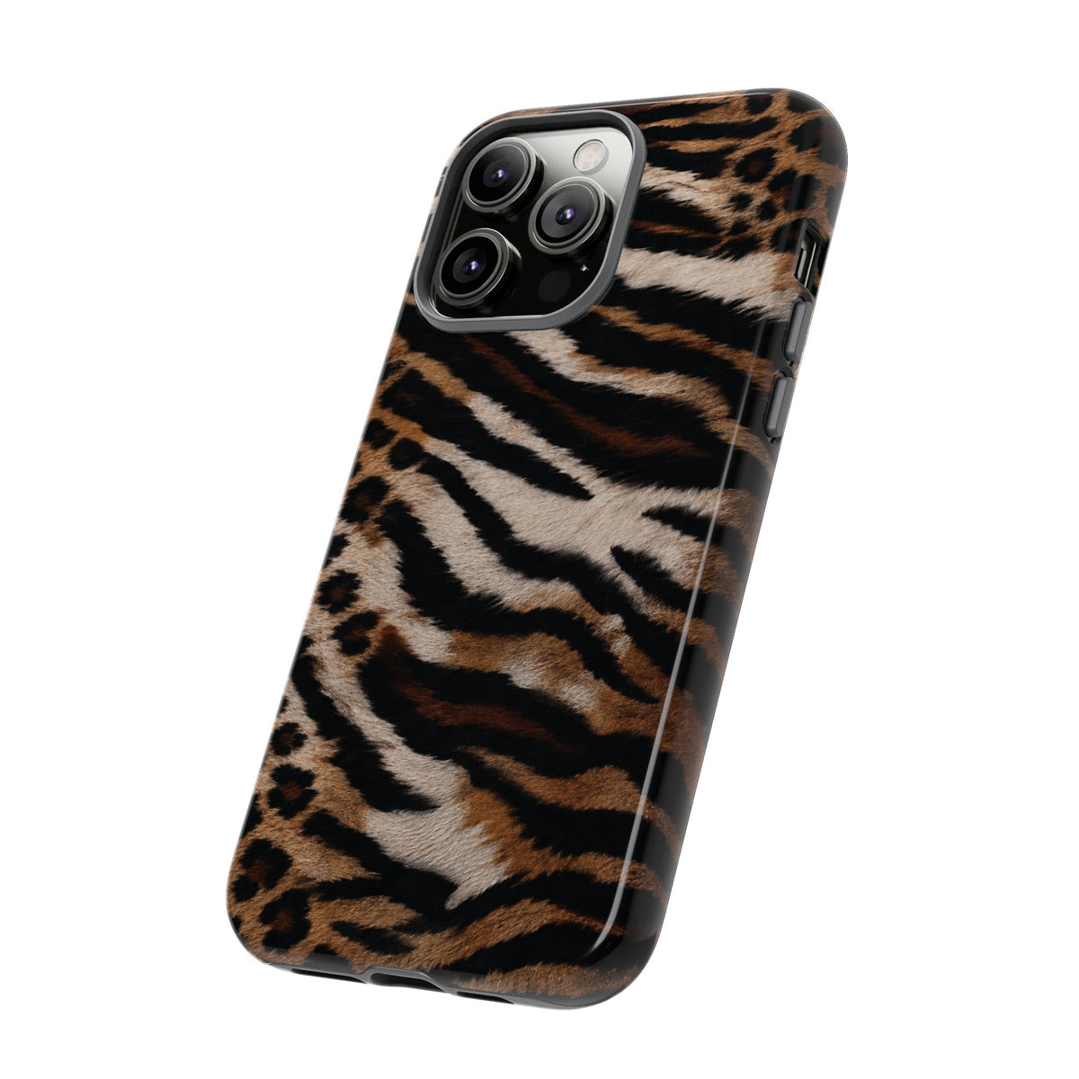 Tiger x Leopard iPhone Case | Cool Girl Mob Wife Aesthetic