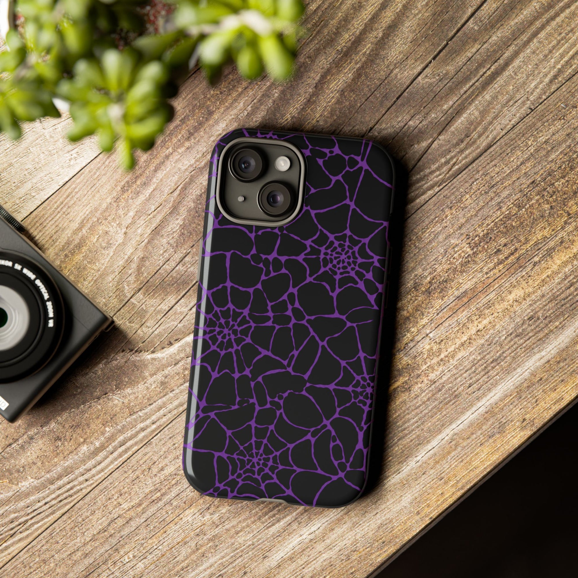 Y2K Spiderweb iPhone Case 🕷️ Goth Aesthetic Cute Emo Phone Case