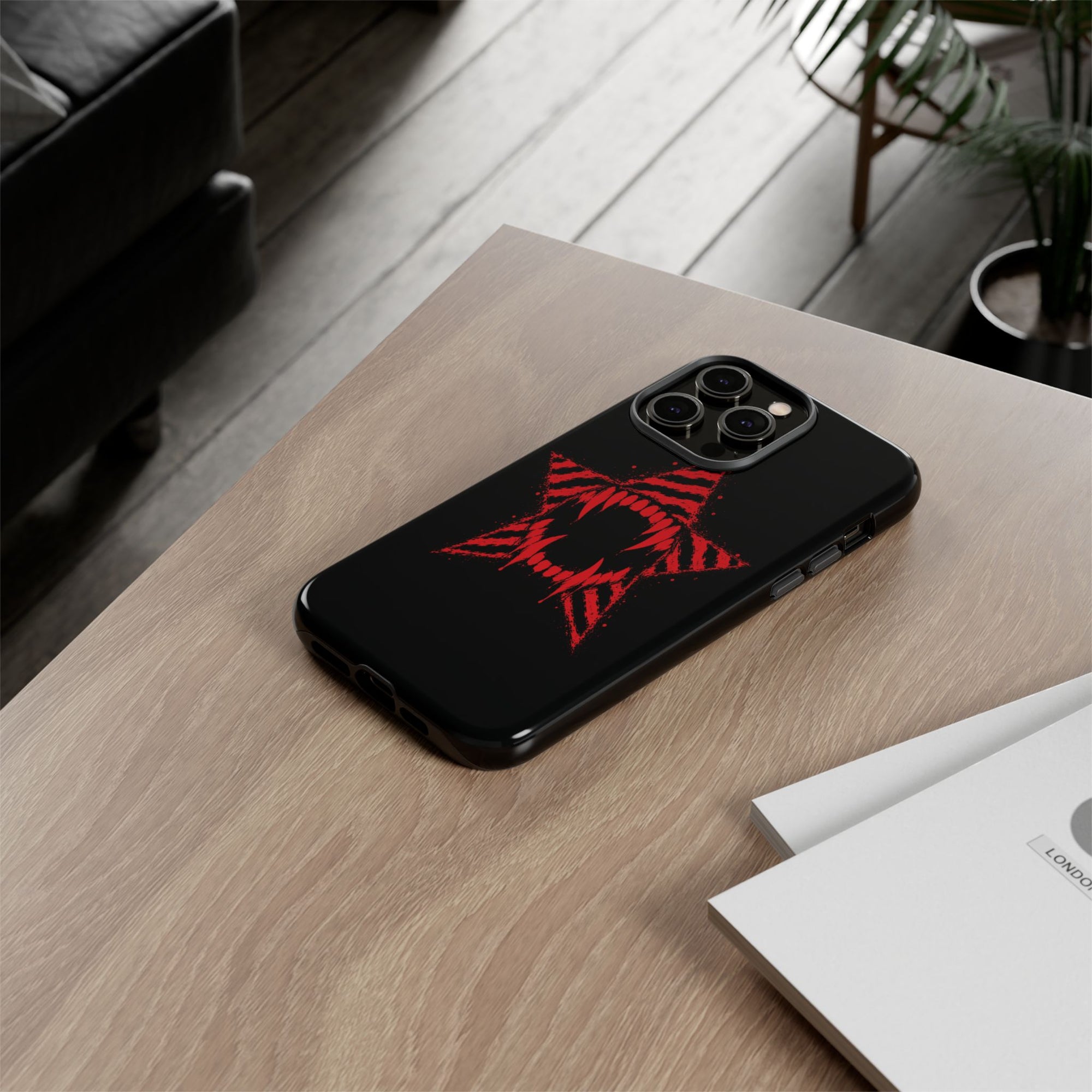 Vampire Star iPhone Case 🩸 Y2K Goth Alt Phone Case