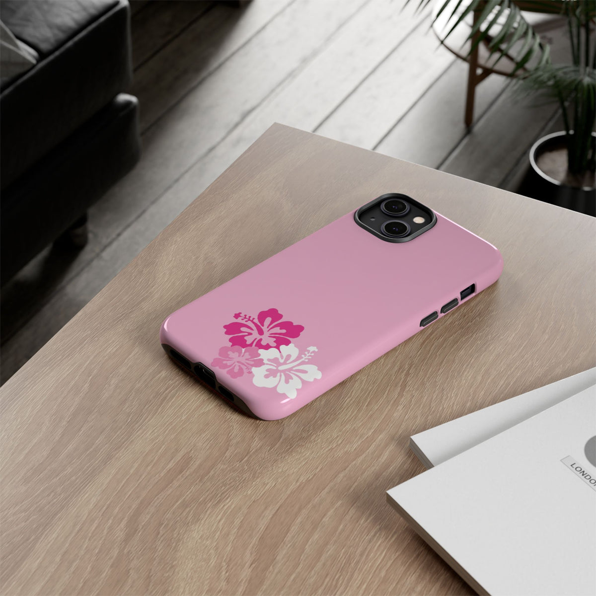 Y2K Hibiscus Floral Phone Case | Cute Coquette Tropical iPhone Case | Glossy Protective Girly Cover| dejavuu