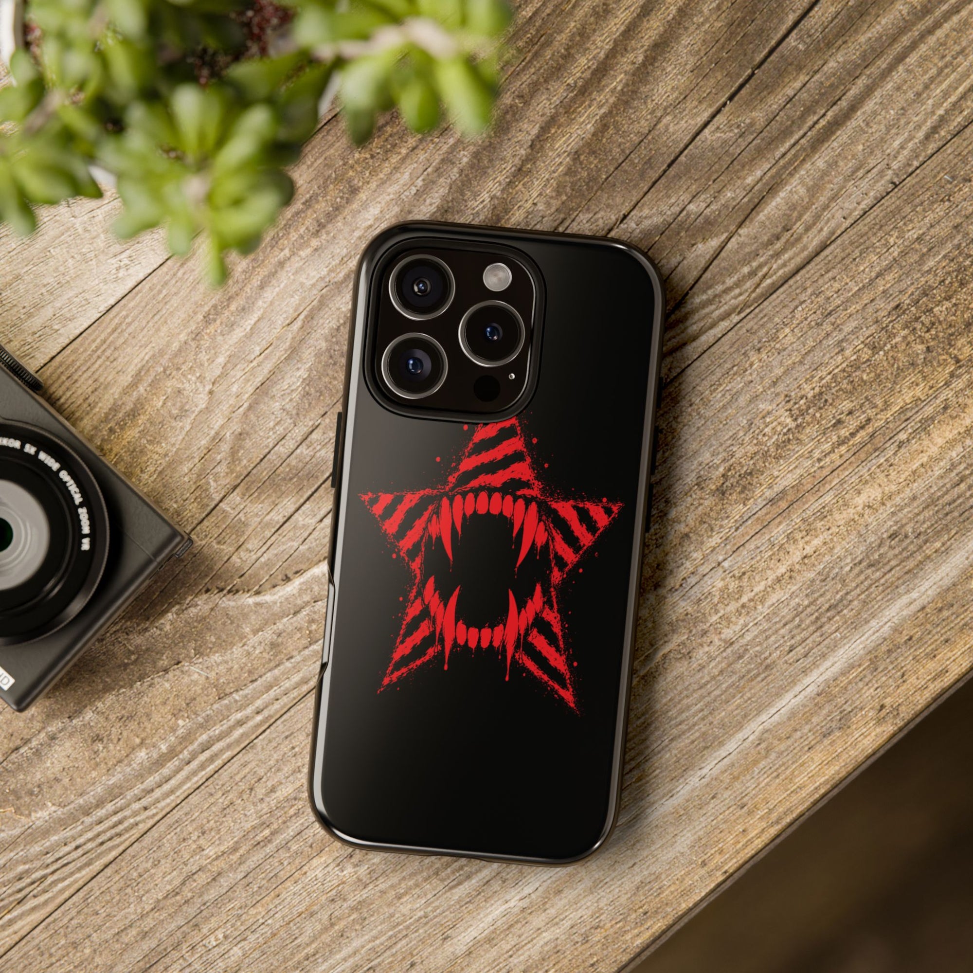 Vampire Star iPhone Case 🩸 Y2K Goth Alt Phone Case