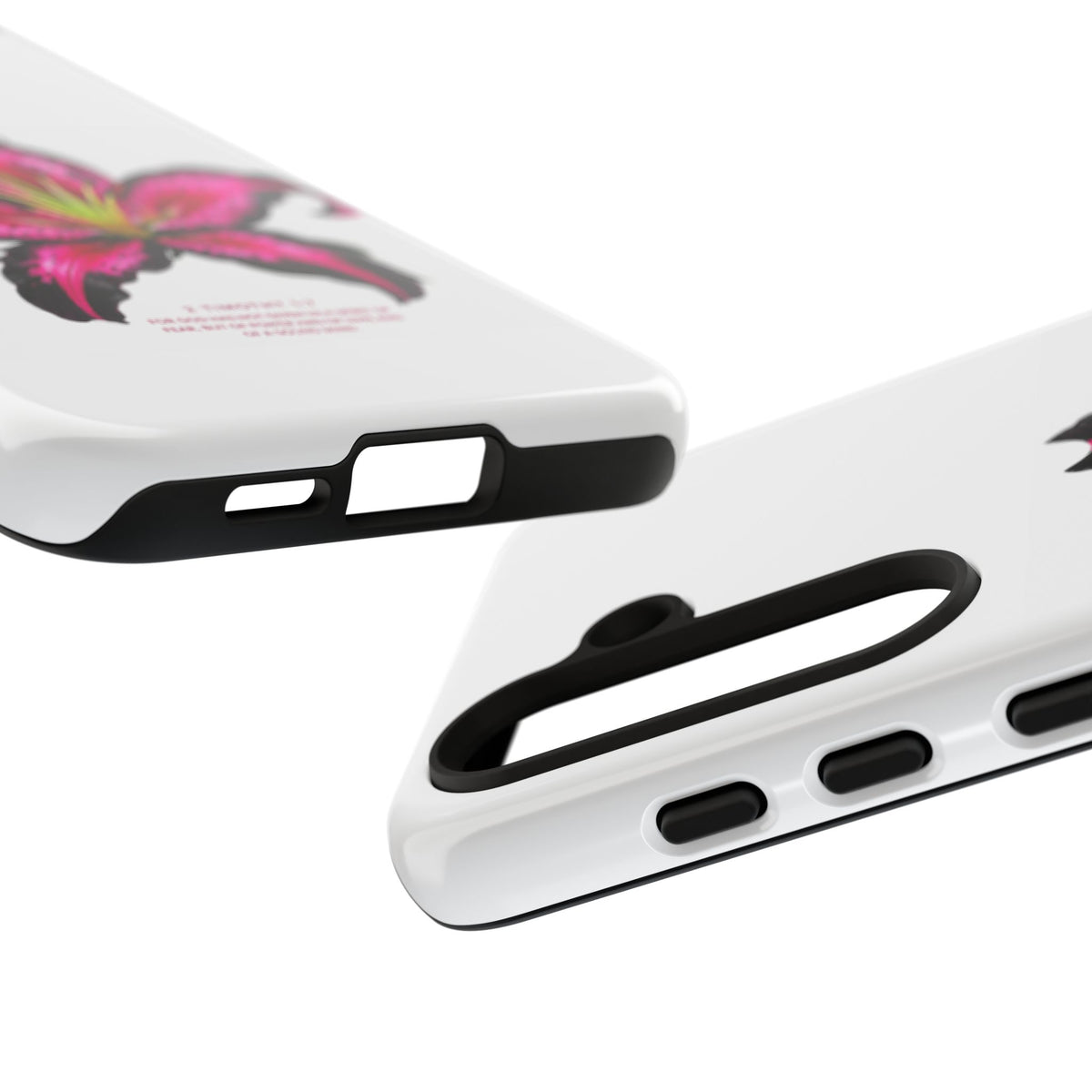 Pink Lily Christian iPhone Case ✝️ Coquette Faith Aesthetic Bible Verse Phone Case