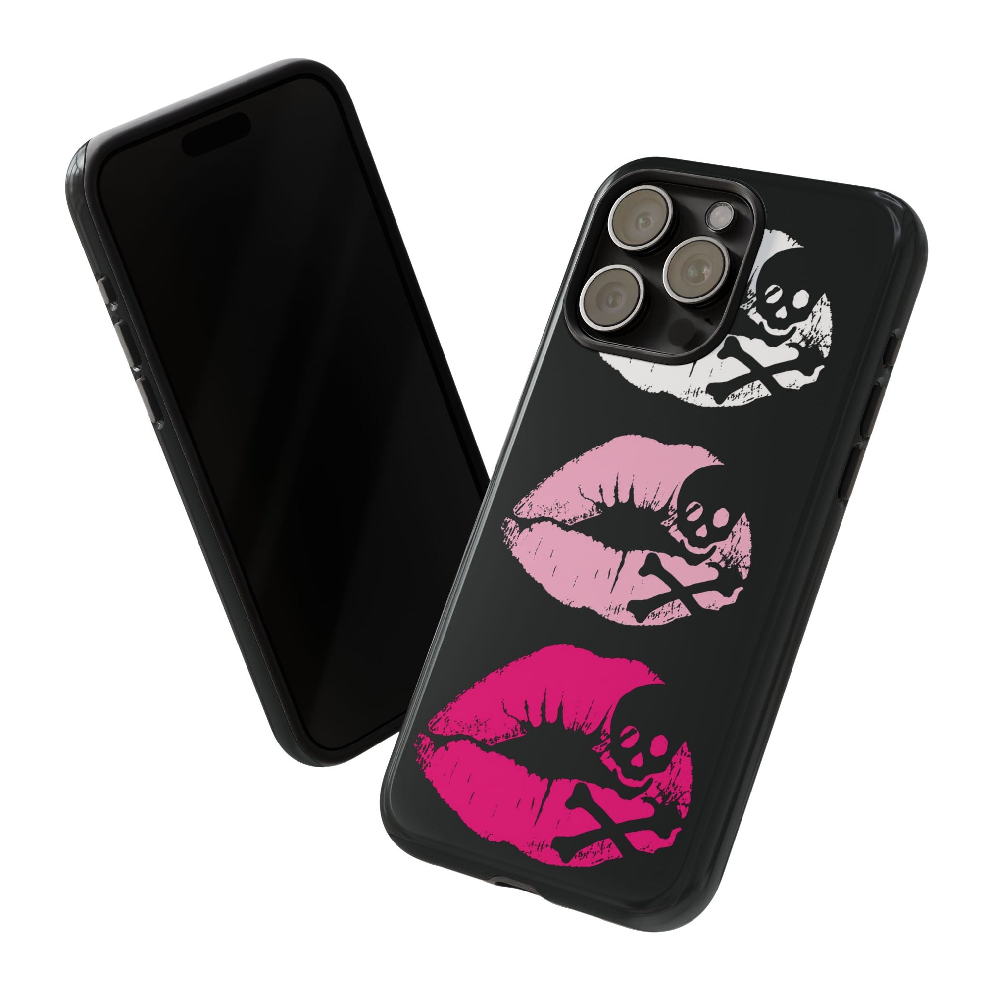 Skull Kiss Phone Case | Y2K Gothic Phone Case