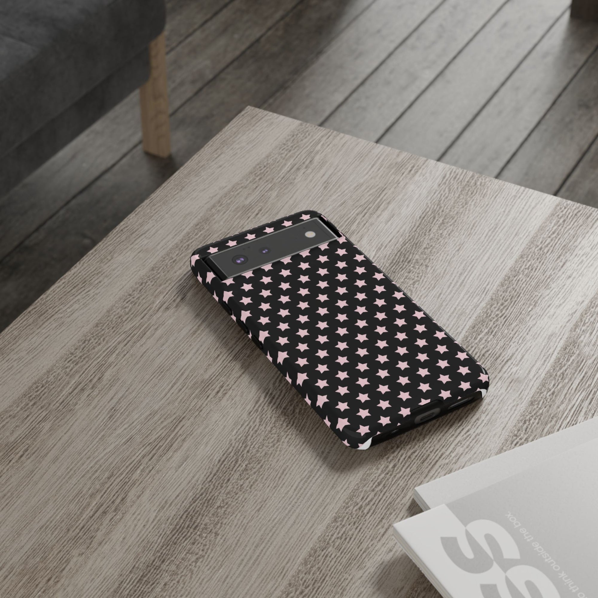 Star Girl iPhone Case ✦ Y2K Aesthetic Black Star Phone Case